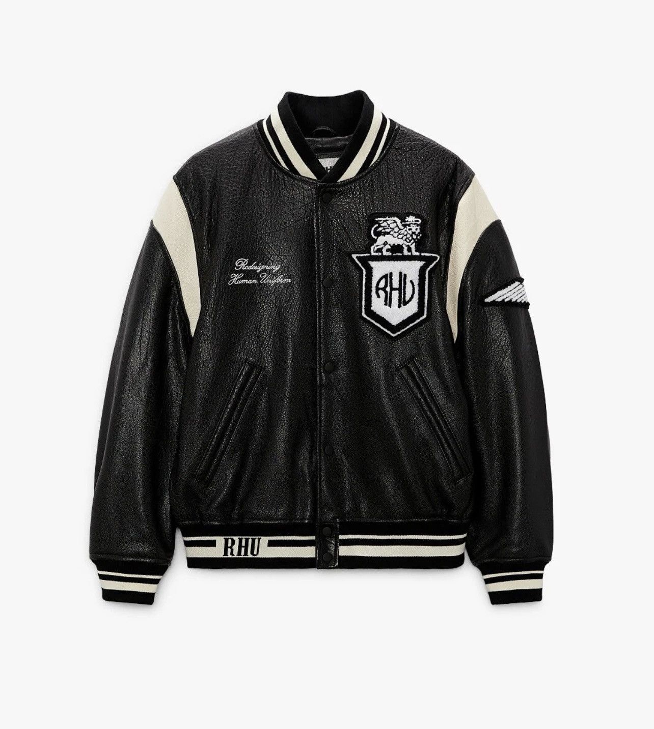 Zara Zara Srpls Leather Bomber Jacket | Grailed