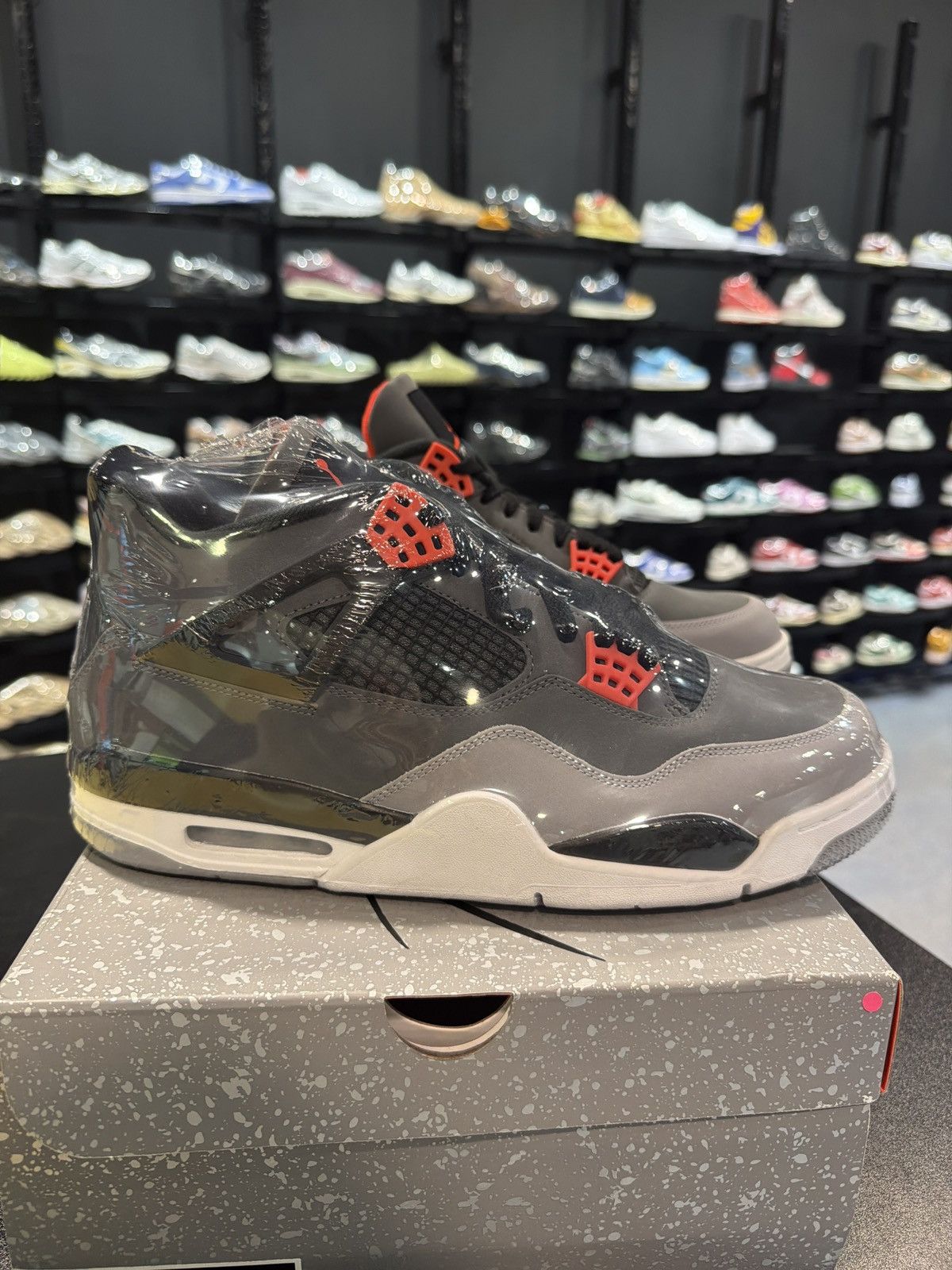 Jordan Brand Jordan 4 Infrared Size-12 Brand New Quick Ship OG All Size US 12 / EU 45 - 3 Thumbnail