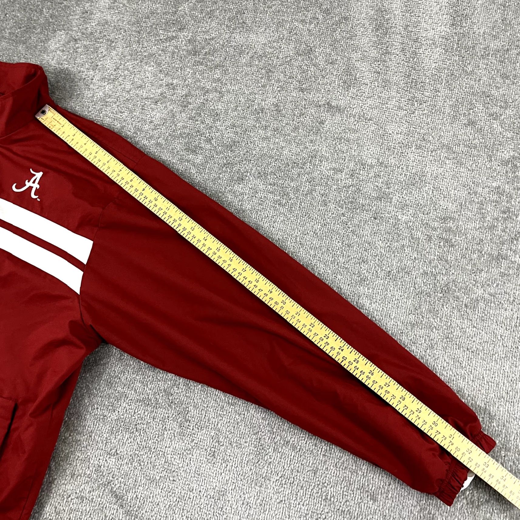 Nike VINTAGE Nike University Jacket Mens XL Crimson Ride Red Team Retro Zip Size US XL / EU 56 / 4 - 7 Thumbnail
