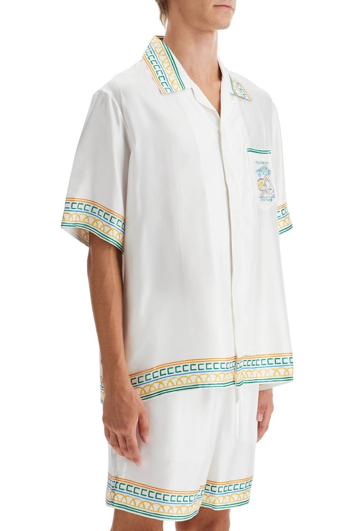 Casablanca os11x0725 Venus As A Boy Crayon Temple Tennis Club Shirt Size US L / EU 52-54 / 3 - 3 Thumbnail