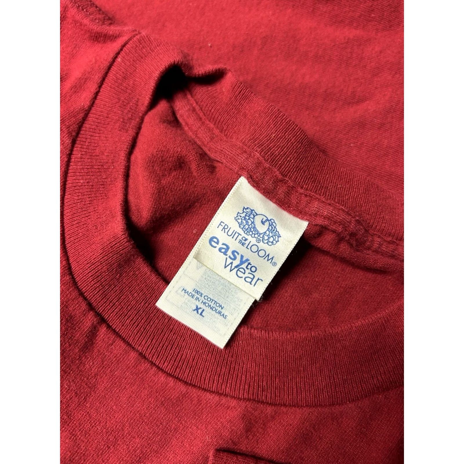 Fruit Of The Loom VINTAGE Fruit of the Loom T-Shirt King of the Surf Ocean Shark Beach Hawaii Y2K Red Cotton XL Mens T-Shirt Beach 90s Size US XL / EU 56 / 4 - 3 Thumbnail