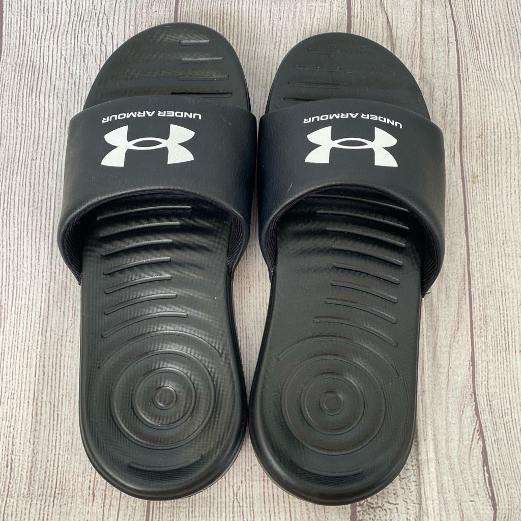 Under Armour Under Armour men 8 black slides w/ribbed comfort insole Size US 8 / EU 41 - 3 Thumbnail