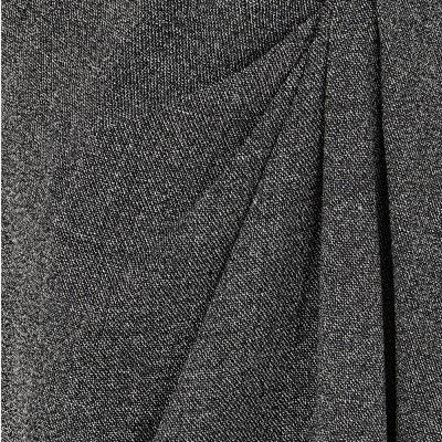 Dior o1w1db10824 Mid-Length Draped Dress in Grey Black Size XS / US 0-2 / IT 36-38 - 3 Thumbnail
