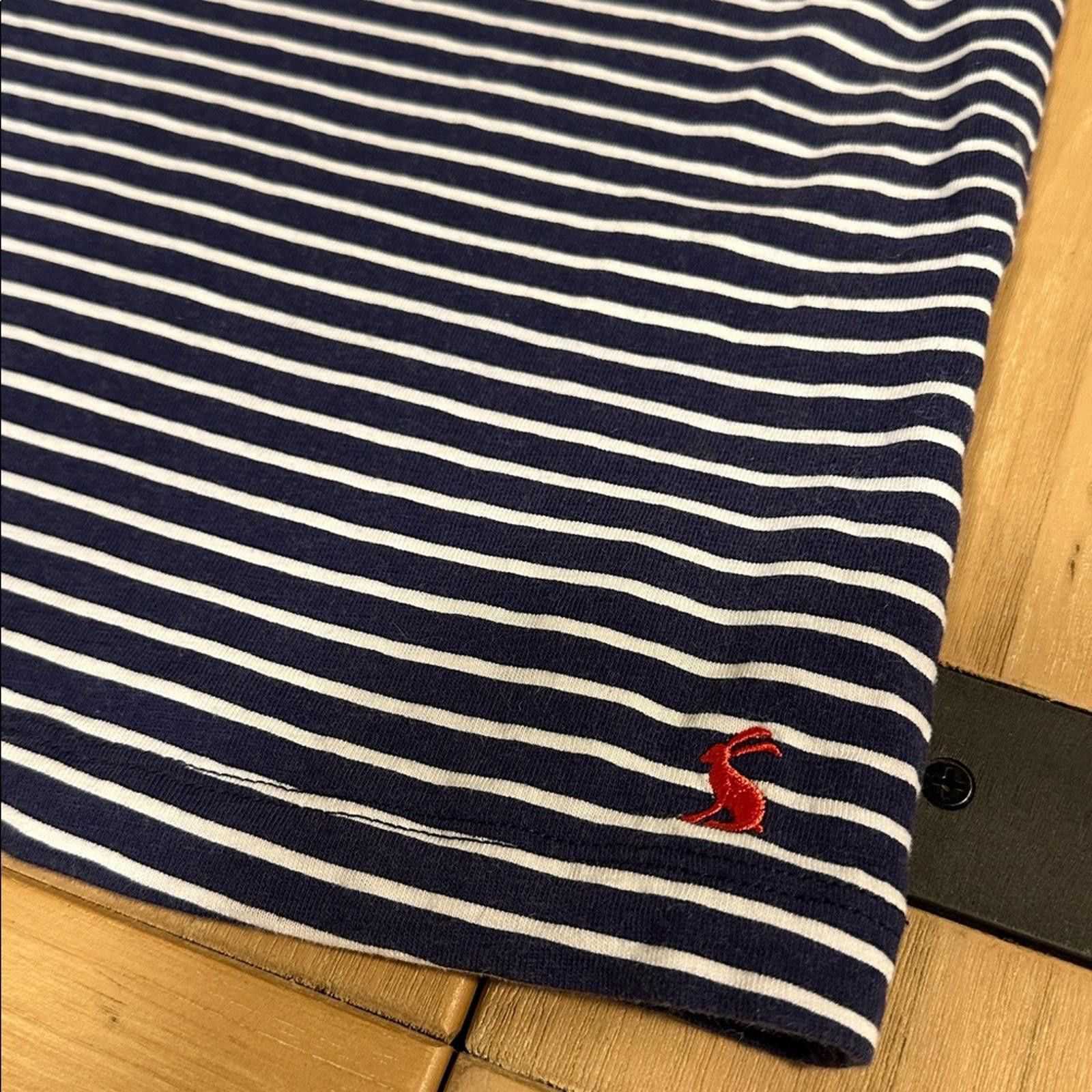 Other Joules SS Harbor Striped Floral T Size 14 Navy 100% Cotton Size XL / US 12-14 / IT 48-50 - 3 Thumbnail
