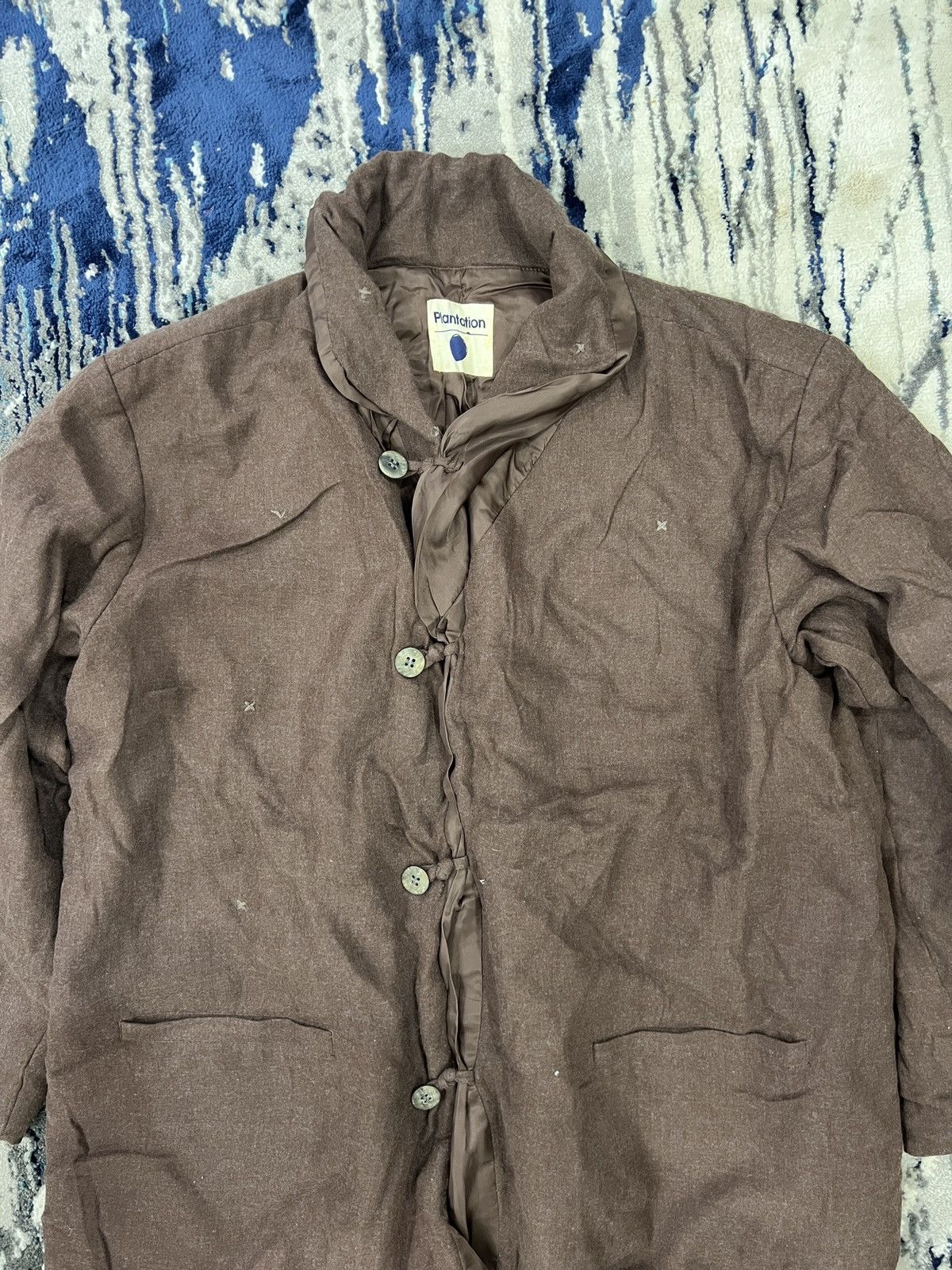 Issey Miyake × Japanese Brand × Vintage Rare Plantation Wool Jacket Size US M / EU 48-50 / 2 - 3 Thumbnail