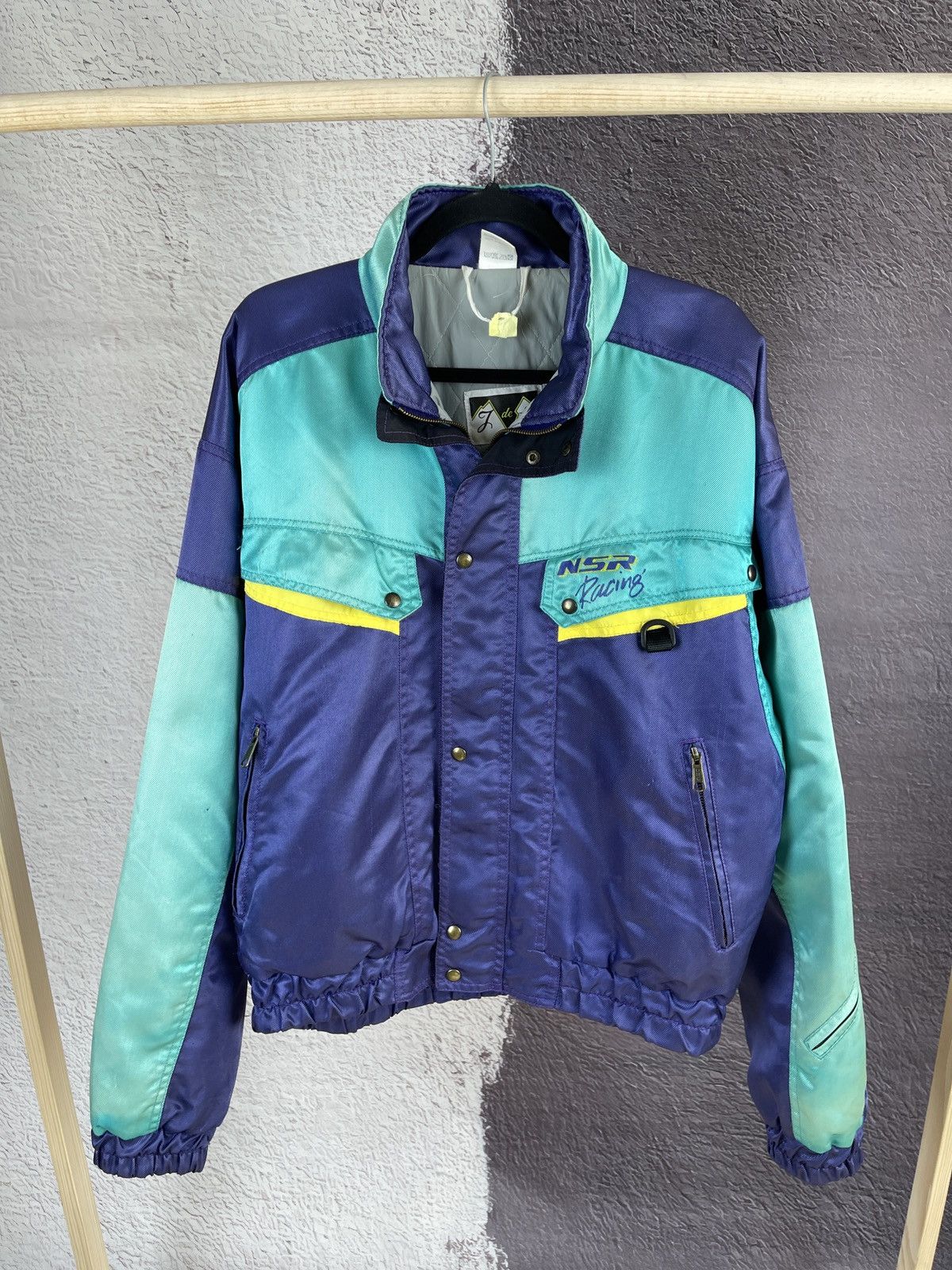 Vintage Vintage 70s NSR racing colour blocked cropped jacket Size US M / EU 48-50 / 2 - 2 Thumbnail