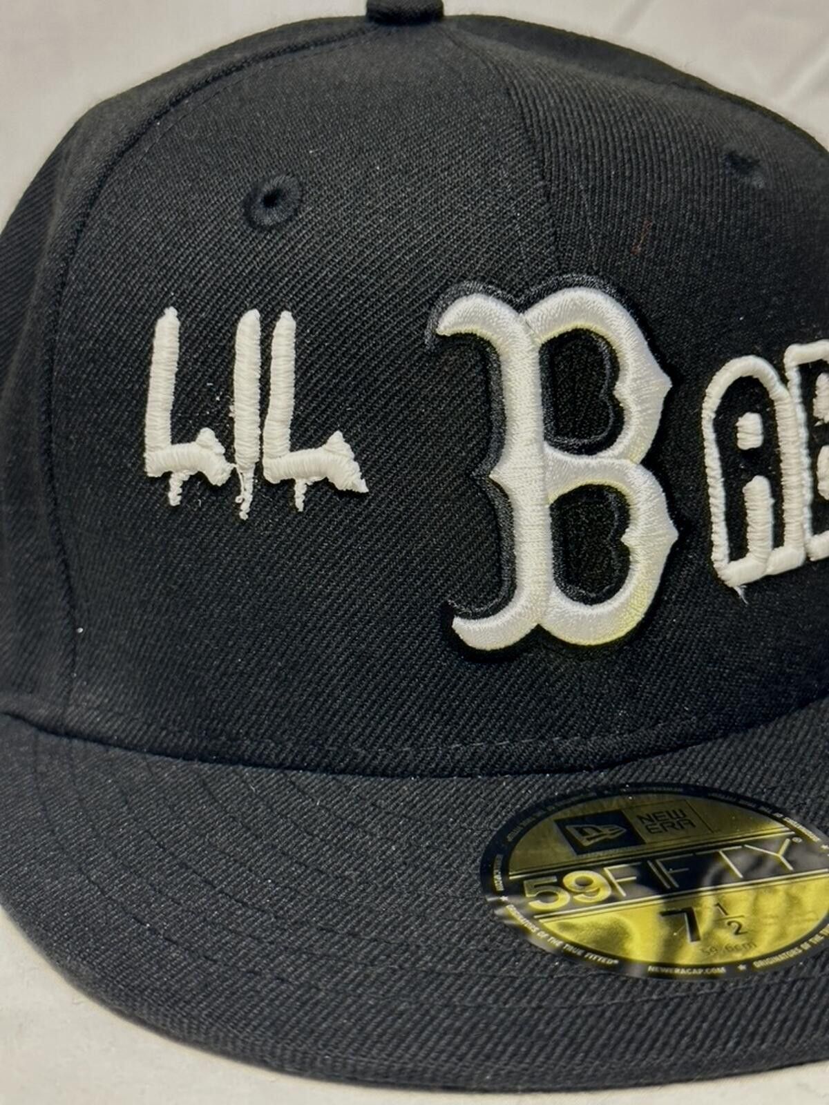New Era New Era Boston Red Sox Lil Baby Custom Black 59FIFTY 7 1/2 Size ONE SIZE - 6 Thumbnail