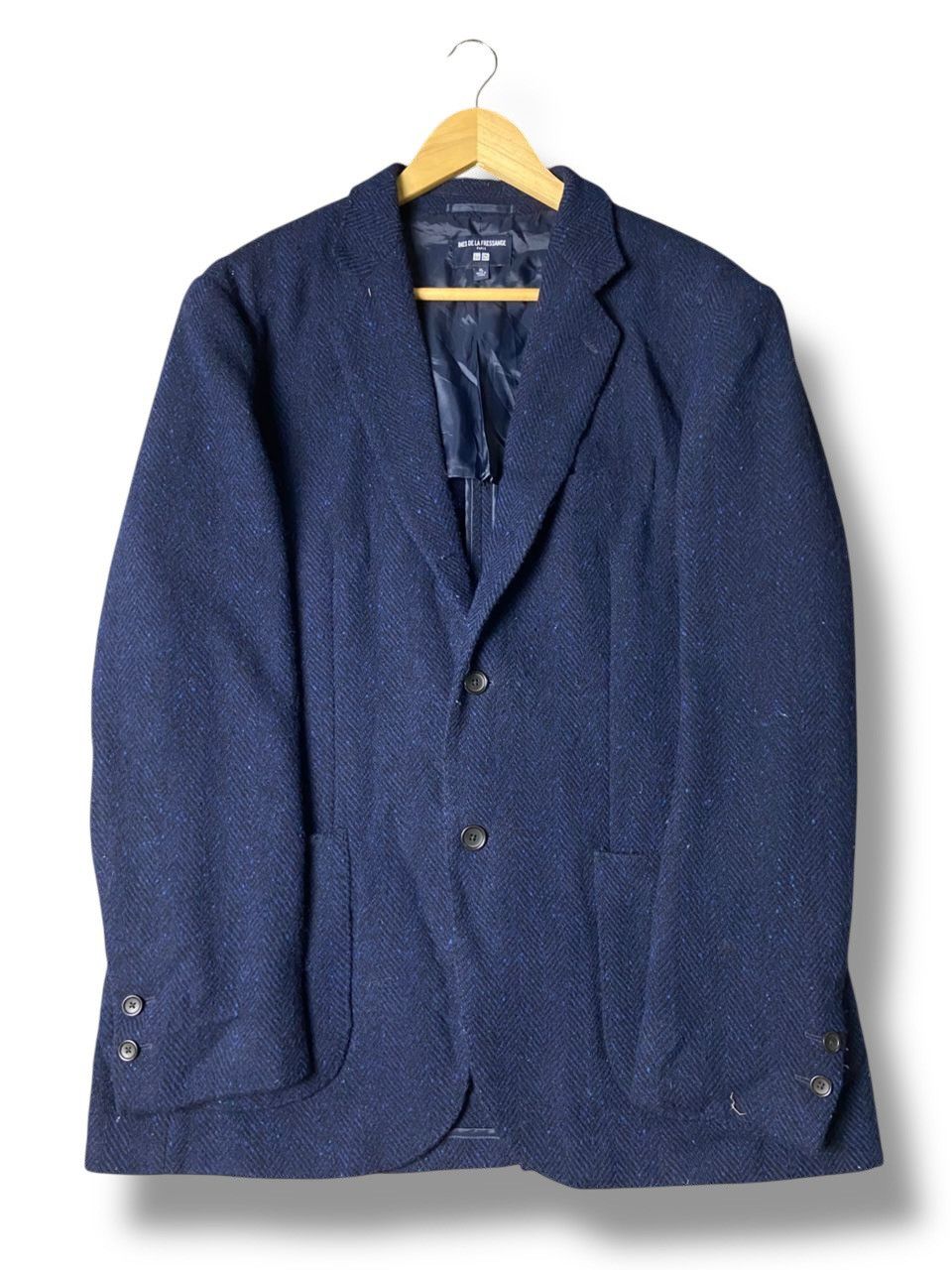Uniqlo UNIQLO Brand Casual Wool Blazer (137) Size US XL / EU 56 / 4 - 1 Thumbnail