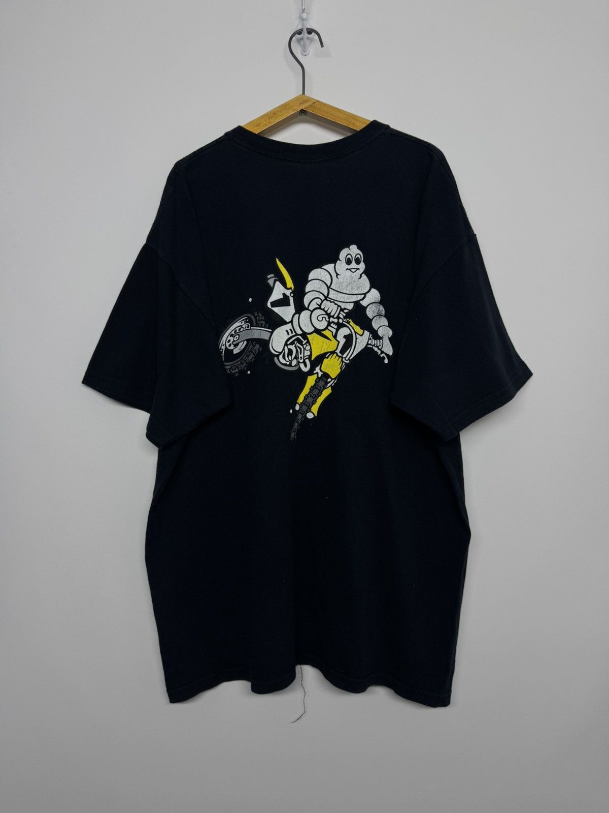 Gildan Vintage Y2k Michelin Big Logo T-Shirt Size US XL / EU 56 / 4 - 3 Thumbnail