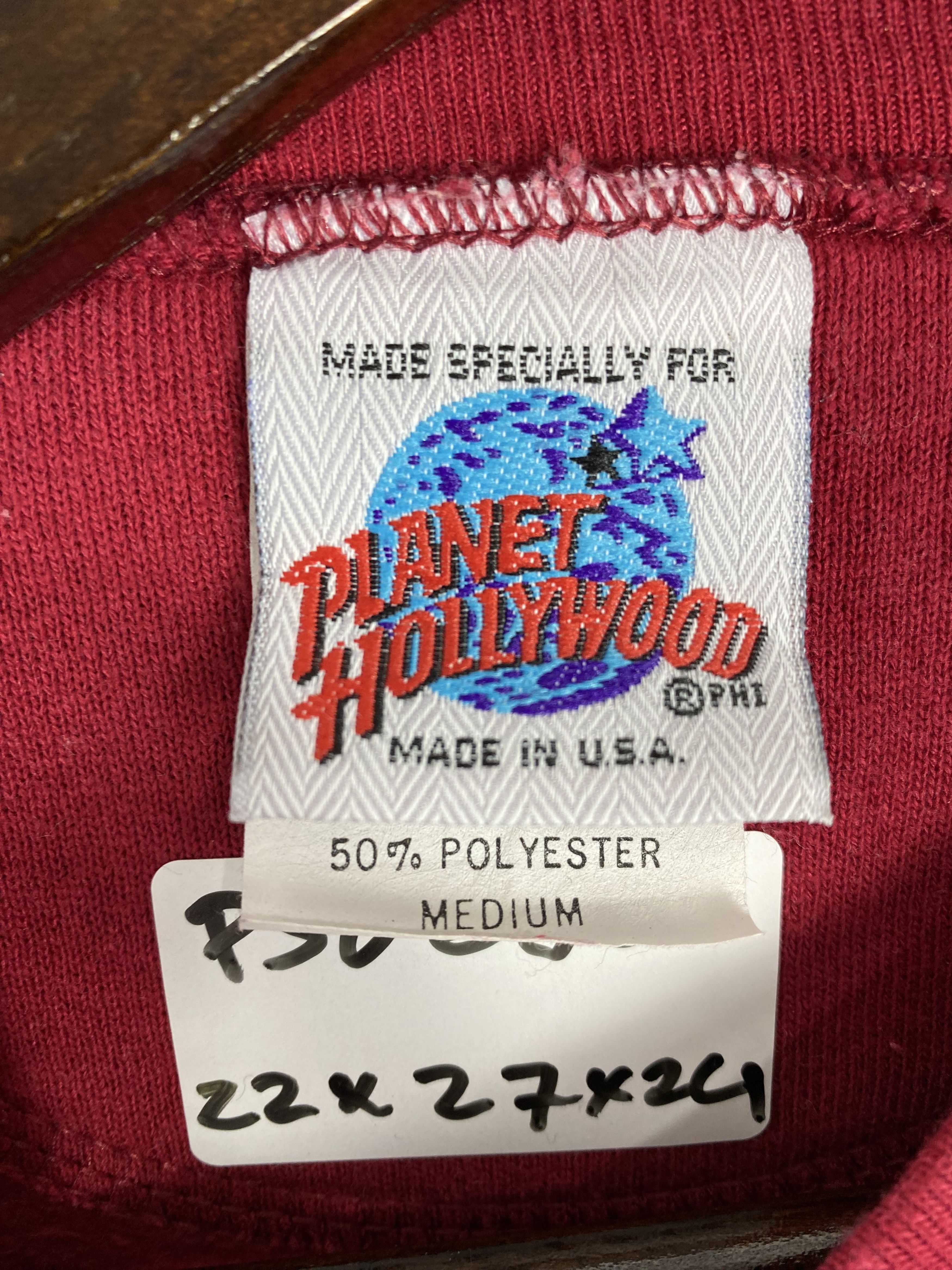 Planet Hollywood × Vintage Vintage Planet Hollywood Sweatshirts PS0263 Size US M / EU 48-50 / 2 - 6 Thumbnail