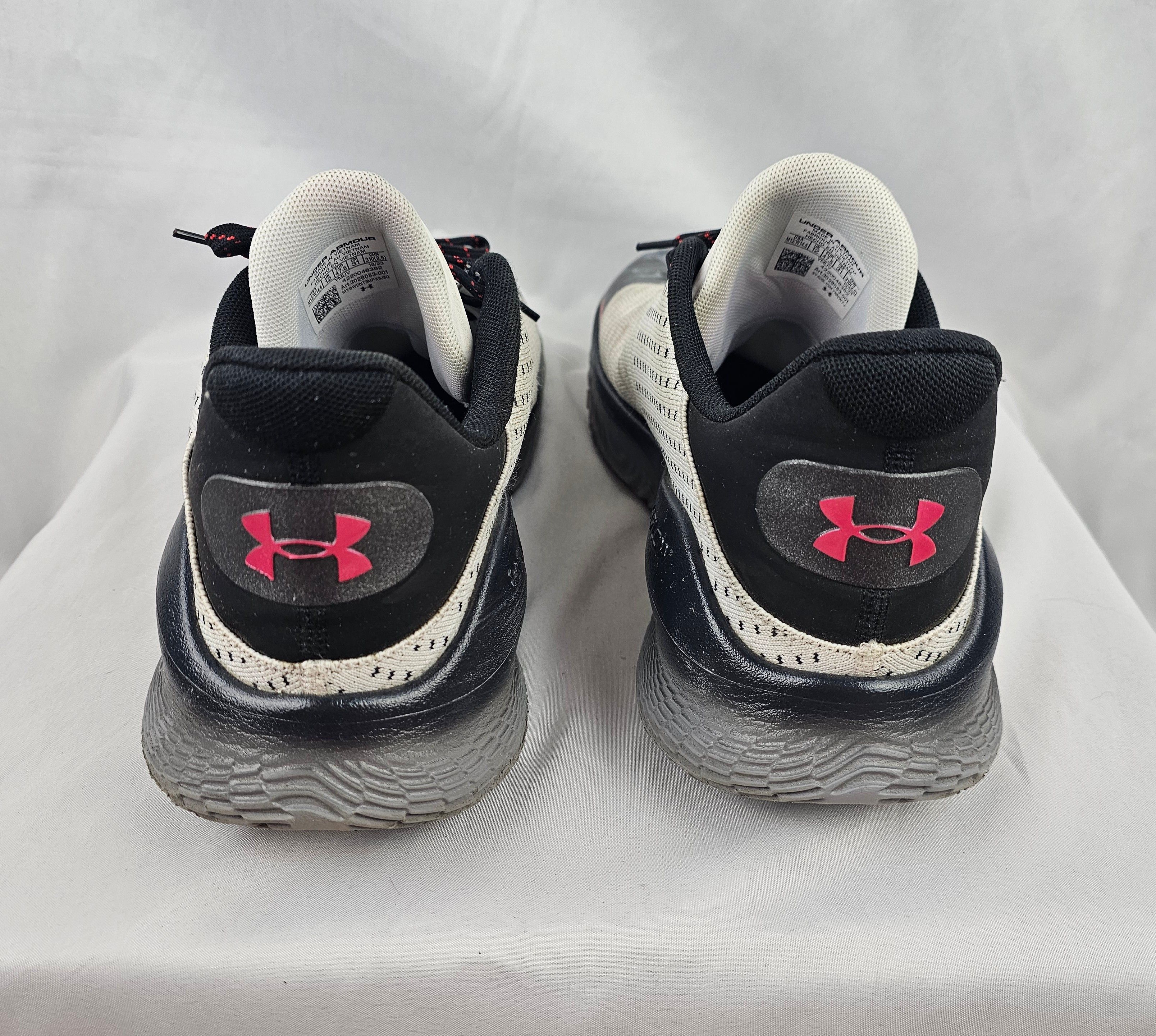 Under Armour Under Armour Curry 4 Low Flotro Black White Red Basketball Size US 13 / EU 46 - 5 Thumbnail