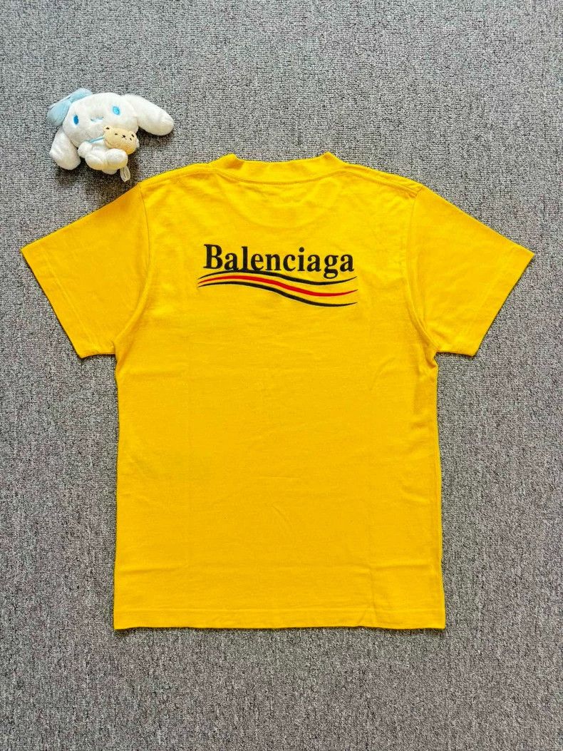 Balenciaga Balenciaga Yellow embroidered cola short sleeve 2502-Nextar Size US S / EU 44-46 / 1 - 2 Thumbnail