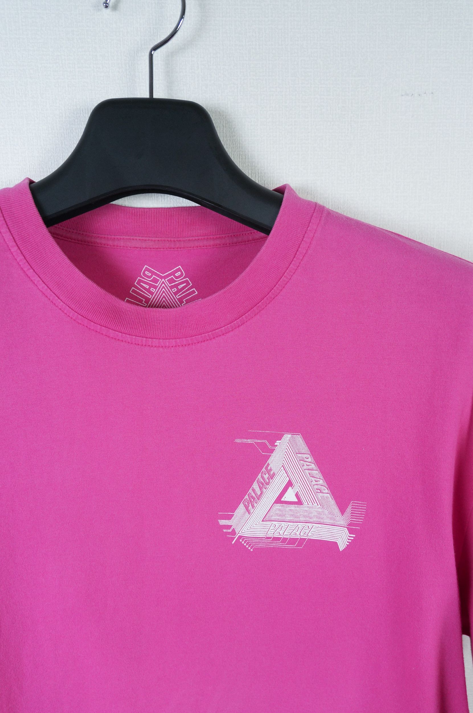 Palace Palace Triangle Logo T-shirt - Pink Size US XL / EU 56 / 4 - 2 Thumbnail