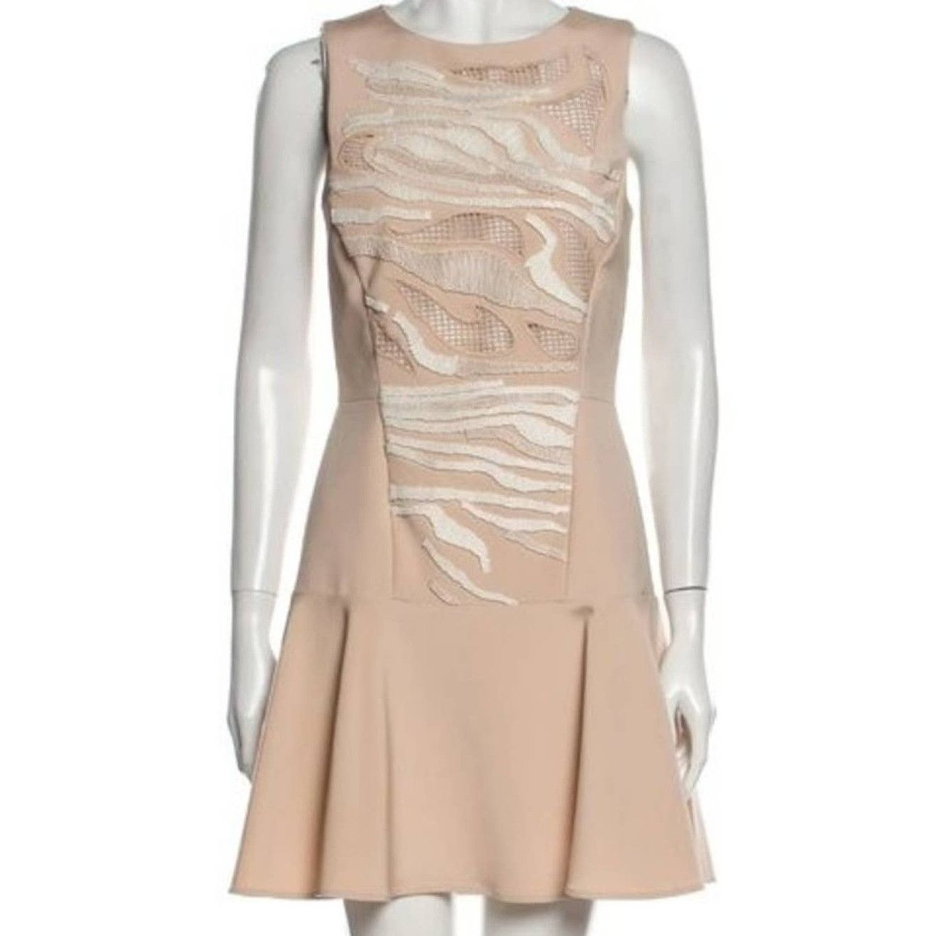 Tibi TIBI A-Line Crew Neck Mini Dress, US6 Size M / US 6-8 / IT 42-44 - 6 Thumbnail