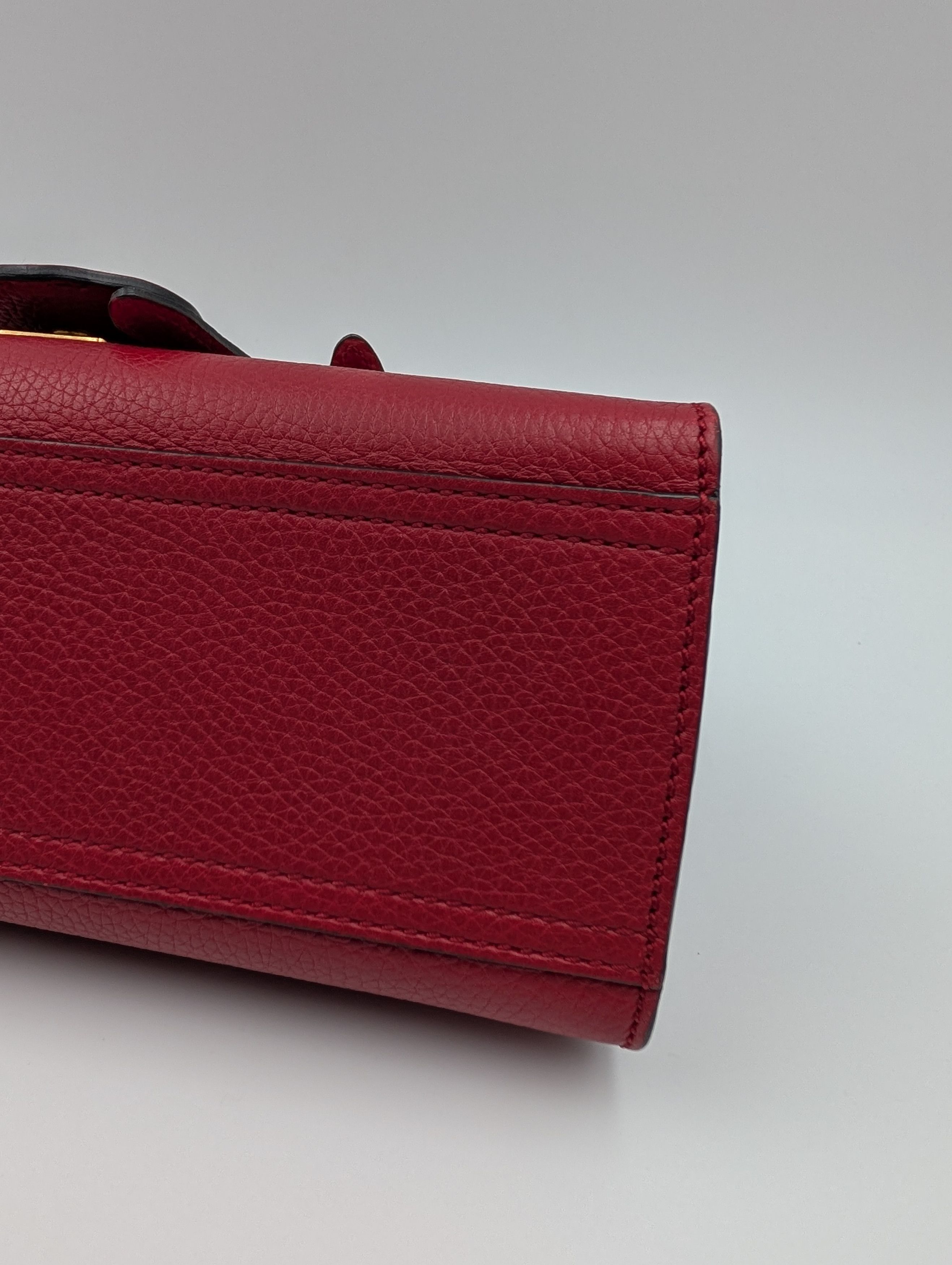 Gucci Red GG Marmont Top Handle Bag Size ONE SIZE - 6 Thumbnail