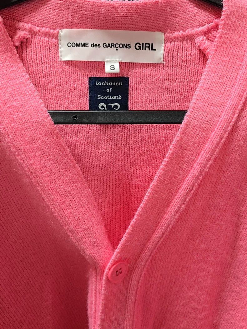 Comme des Garcons Comme des Garcons Girl is a pink wool cardigan Size S / US 4 / IT 40 - 3 Thumbnail