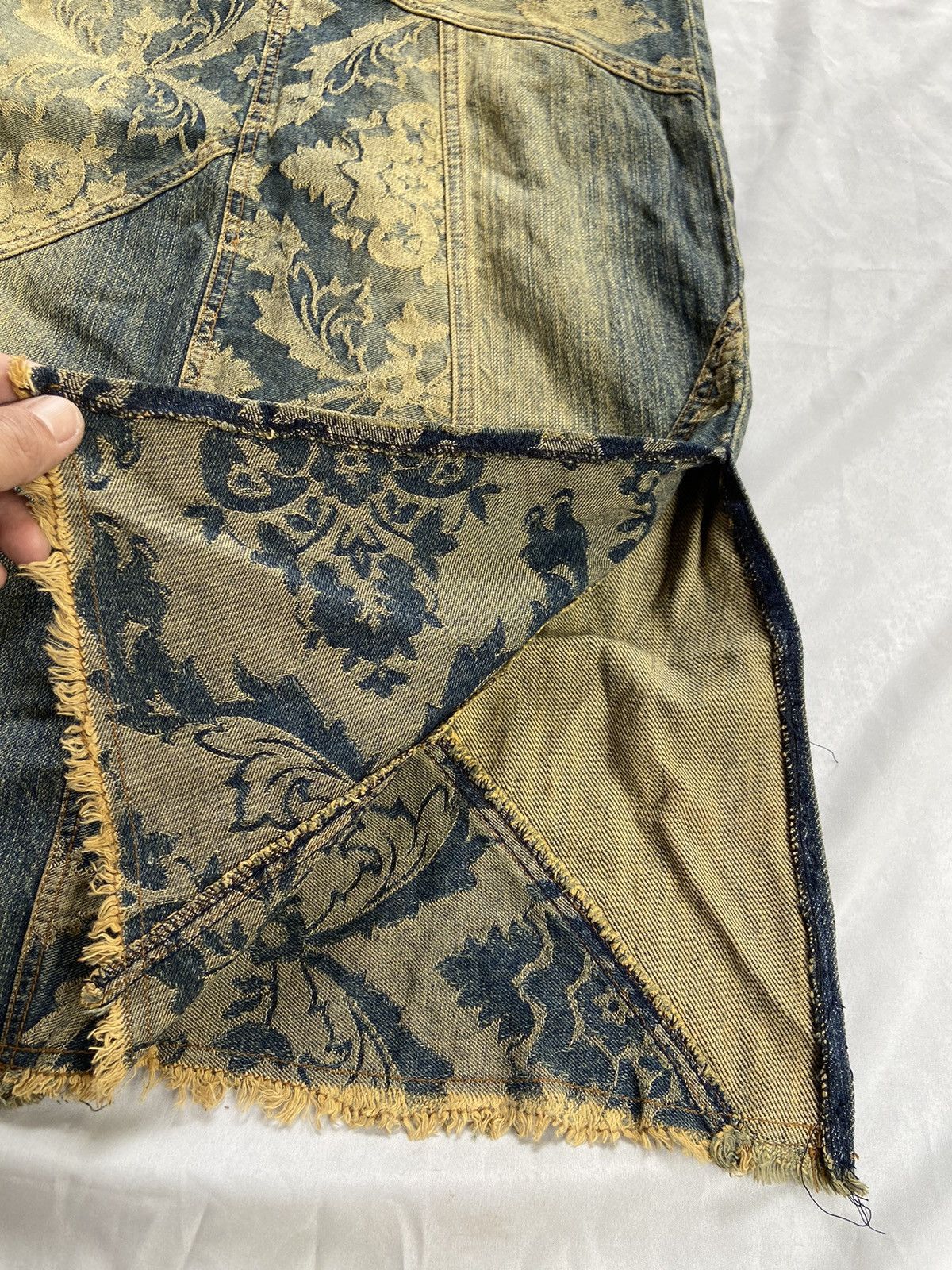 Japanese Brand JOYKA FLOWERS HANDMADE LONG SKIRT PANTS Size 28" / US 6 / IT 42 - 5 Thumbnail