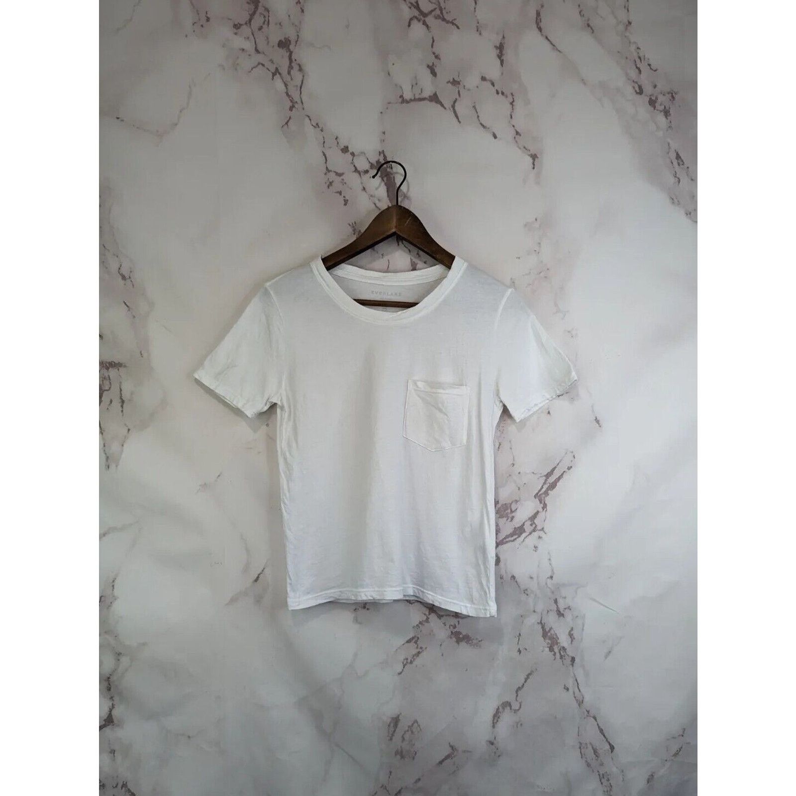 Everlane Everlane T Shirt Women XXS 2XS White Crew Box Cut Tee Cotton Size XXS / US 00 / IT 34 - 1 Thumbnail