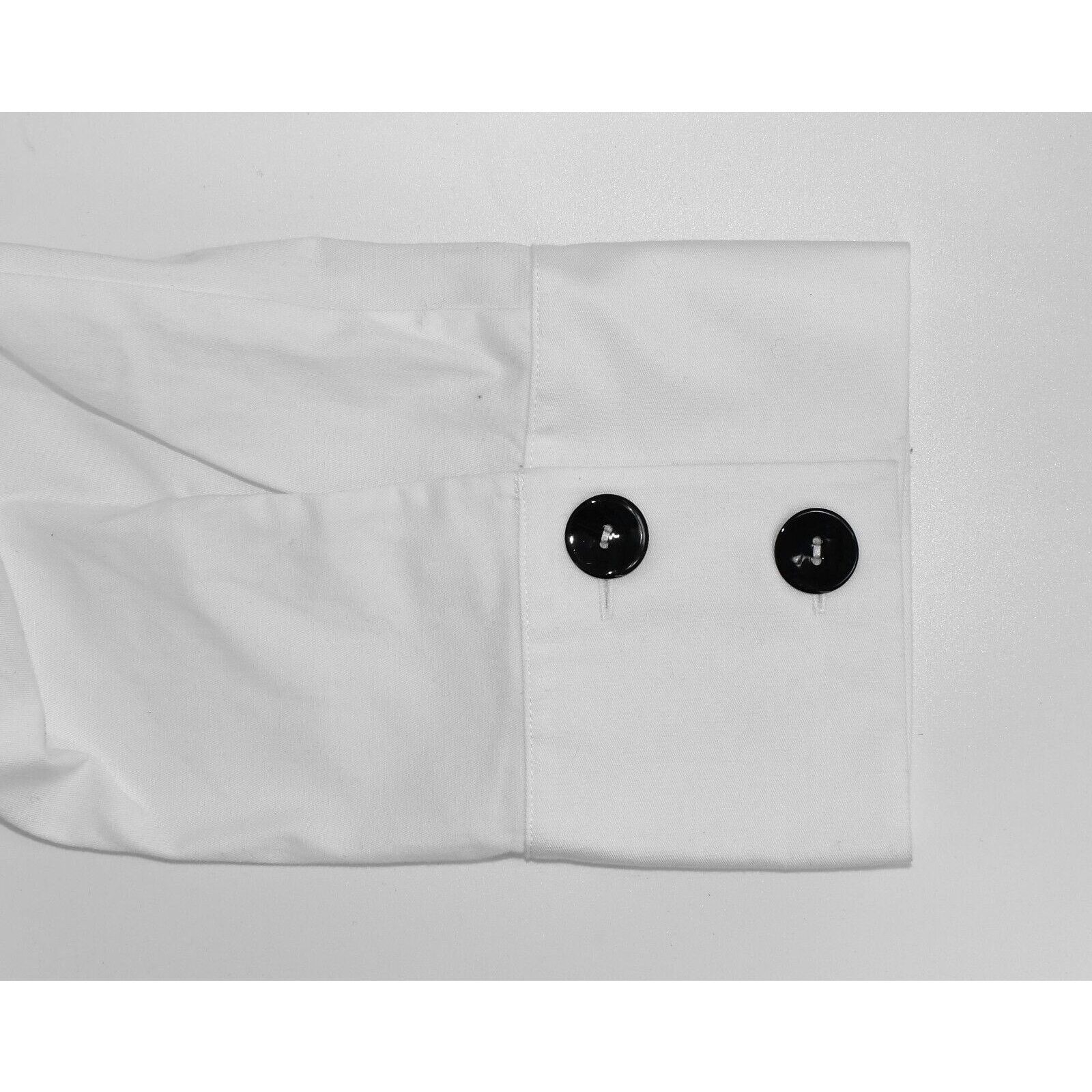 Club Monaco NEW CLUB MONACO White Cotton V-Neck Closure Blouse Top S/P Size S / US 4 / IT 40 - 6 Thumbnail
