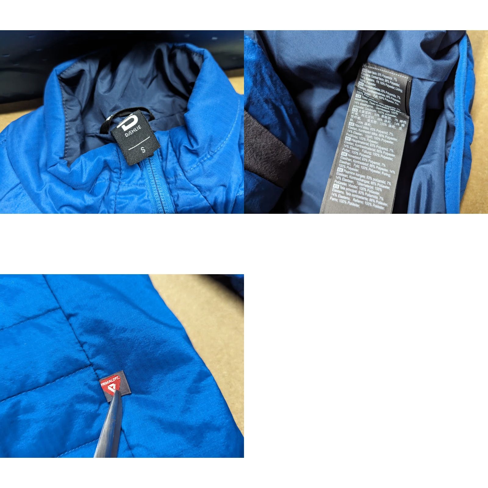Vintage Bjorn Daehlie Mens Ski Jacket Small Blue Full Zip Hooded Puffer Skiing Winter Sporting Outdoor Size US S / EU 44-46 / 1 - 8 Thumbnail