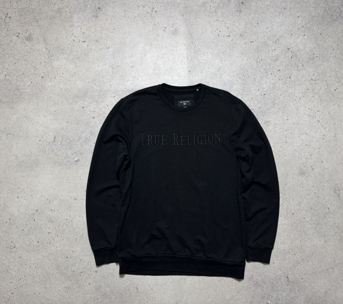 True Religion True Religion Big Logo Black Sweatshirt Size M Size US M / EU 48-50 / 2 - 1 Thumbnail