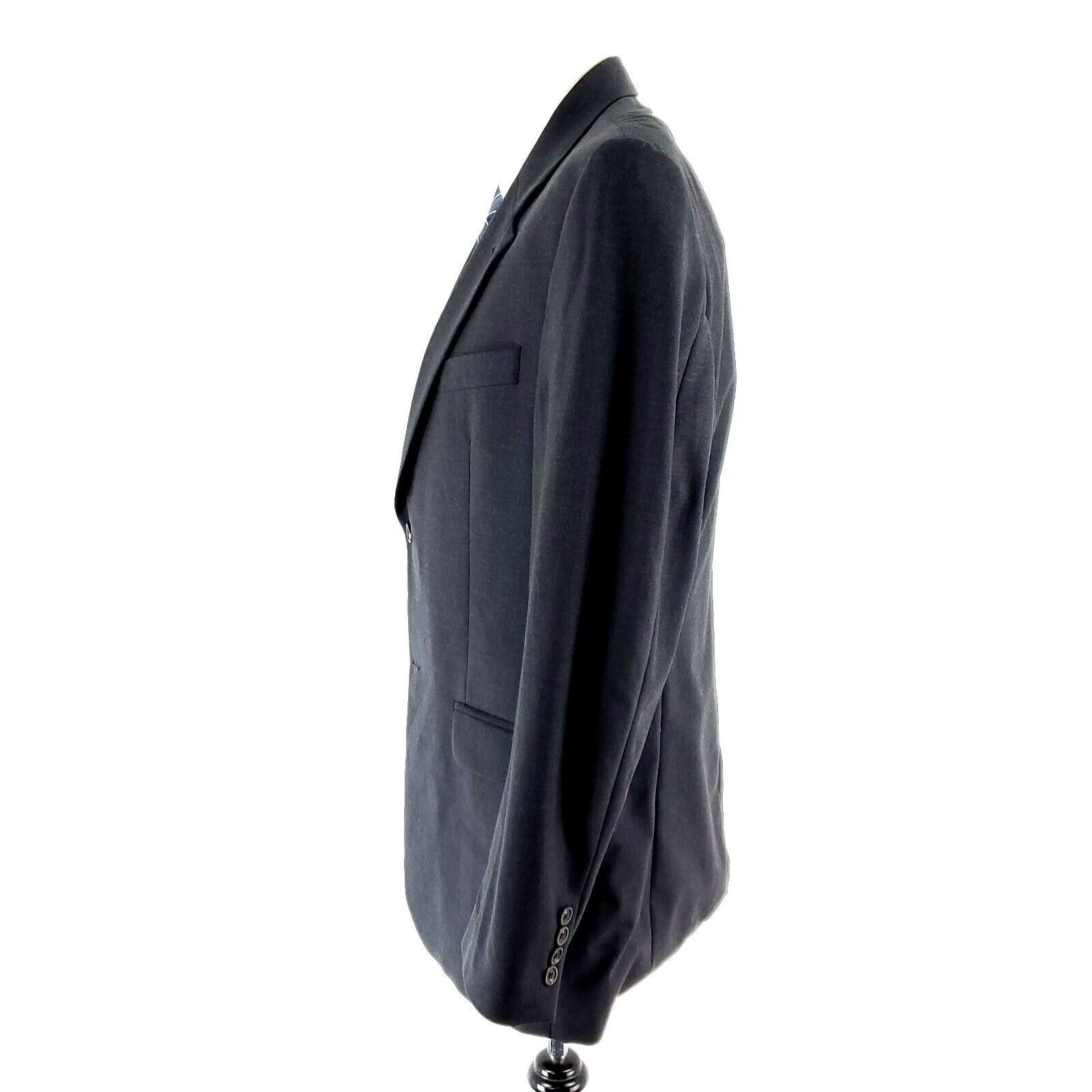 Ralph Lauren Ralph Lauren Wool Lycra 2 Button Blazer 40L Gray Tagged 38R Size 40L - 4 Thumbnail