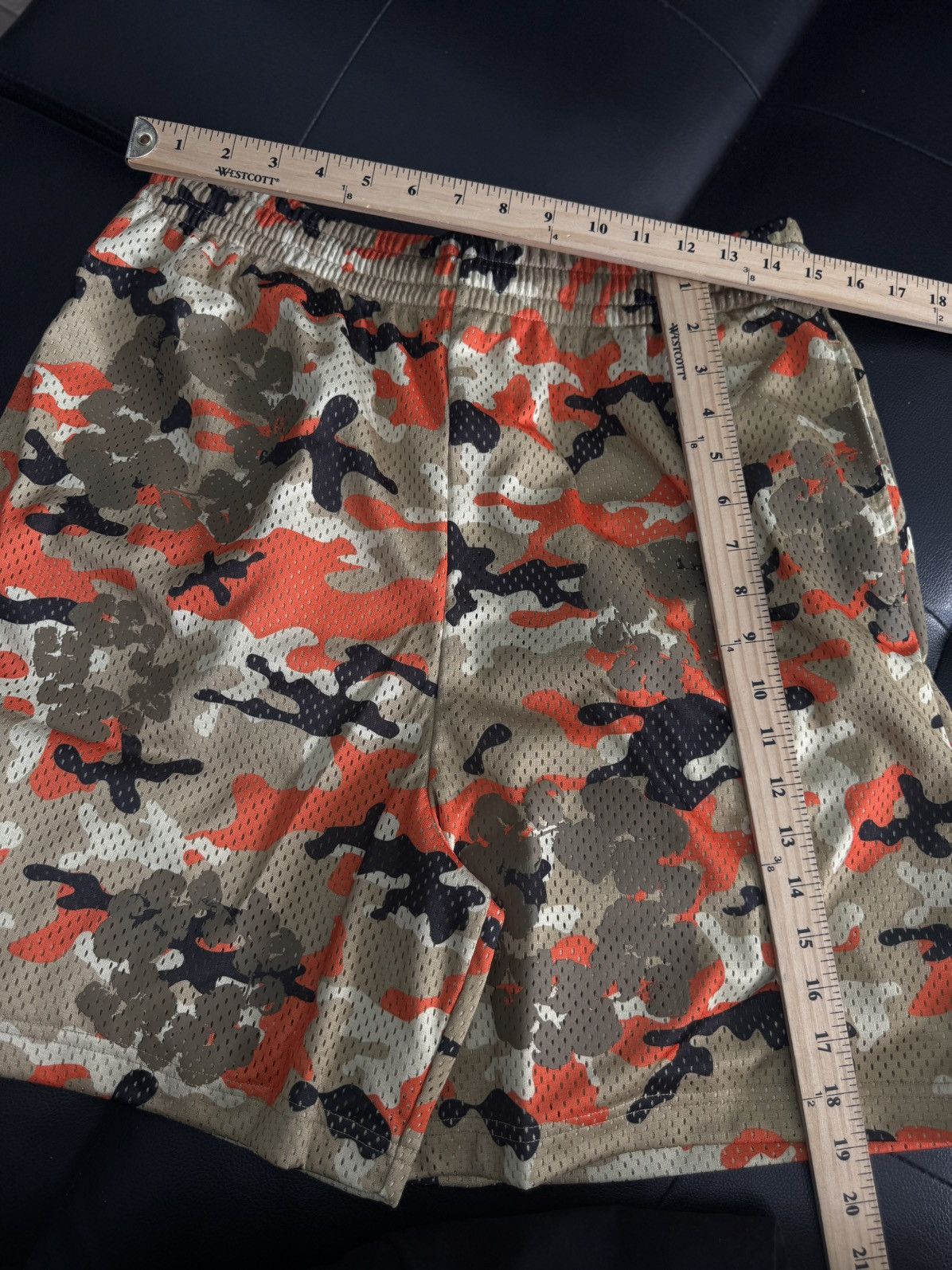 DENIM TEARS Denim Tears Mesh Summer Shorts Tan/Orange Size M (NEW) Size US 31 - 8 Thumbnail
