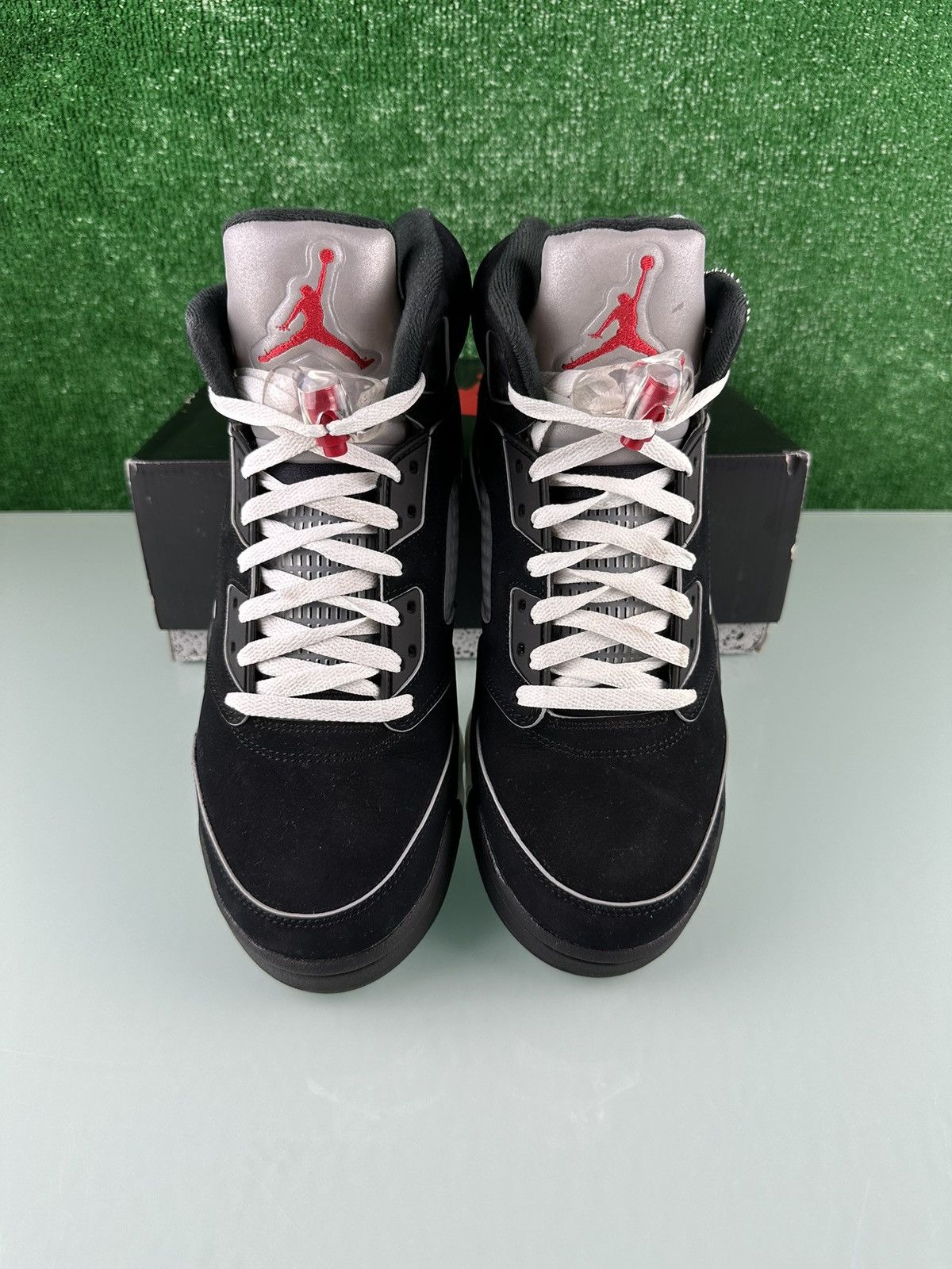 Jordan Brand Jordan 5 Retro OG Black Metallic Reimagined Size US 10 / EU 43 - 4 Thumbnail