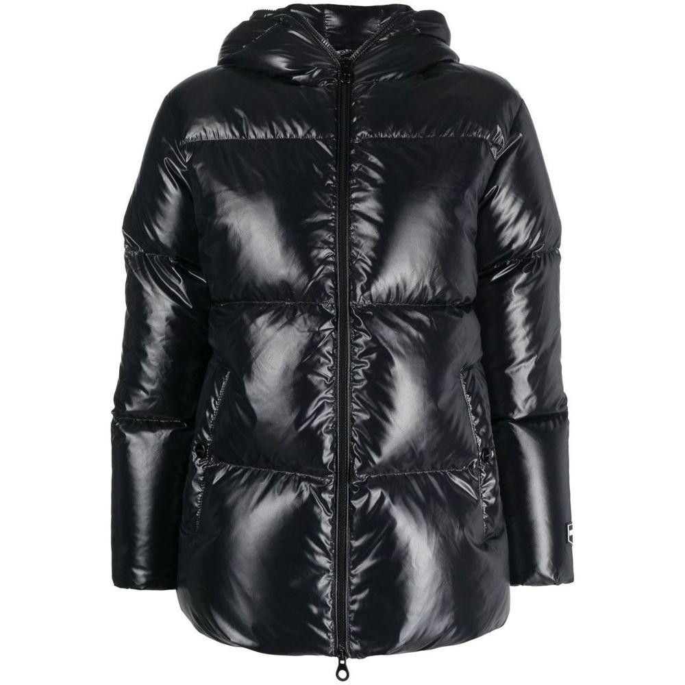 DUVETICA BLACK CALLIA JACKET SIZE 42 Jackets