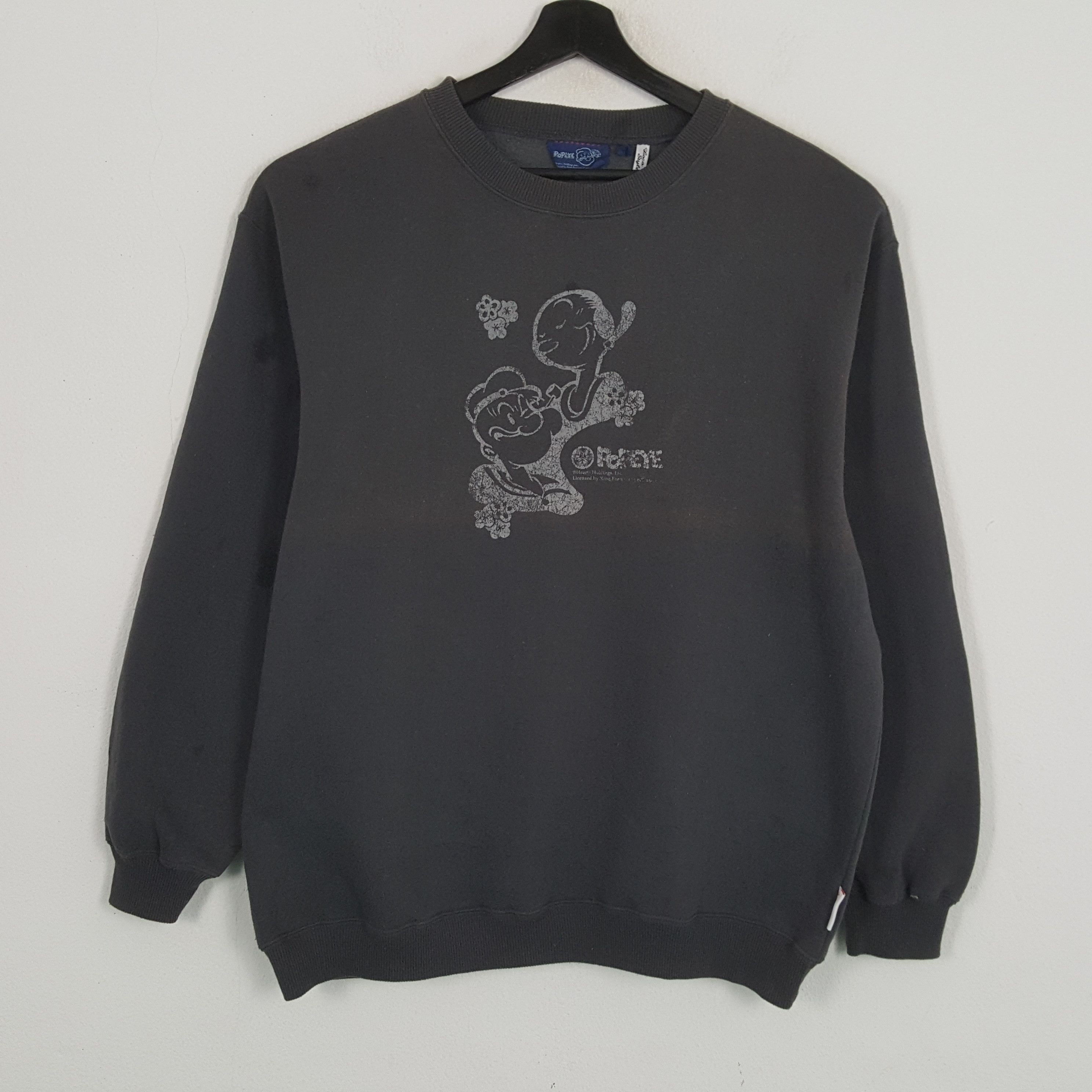 POPEYE Cartoon Character Streetwear Style Sweatshirt