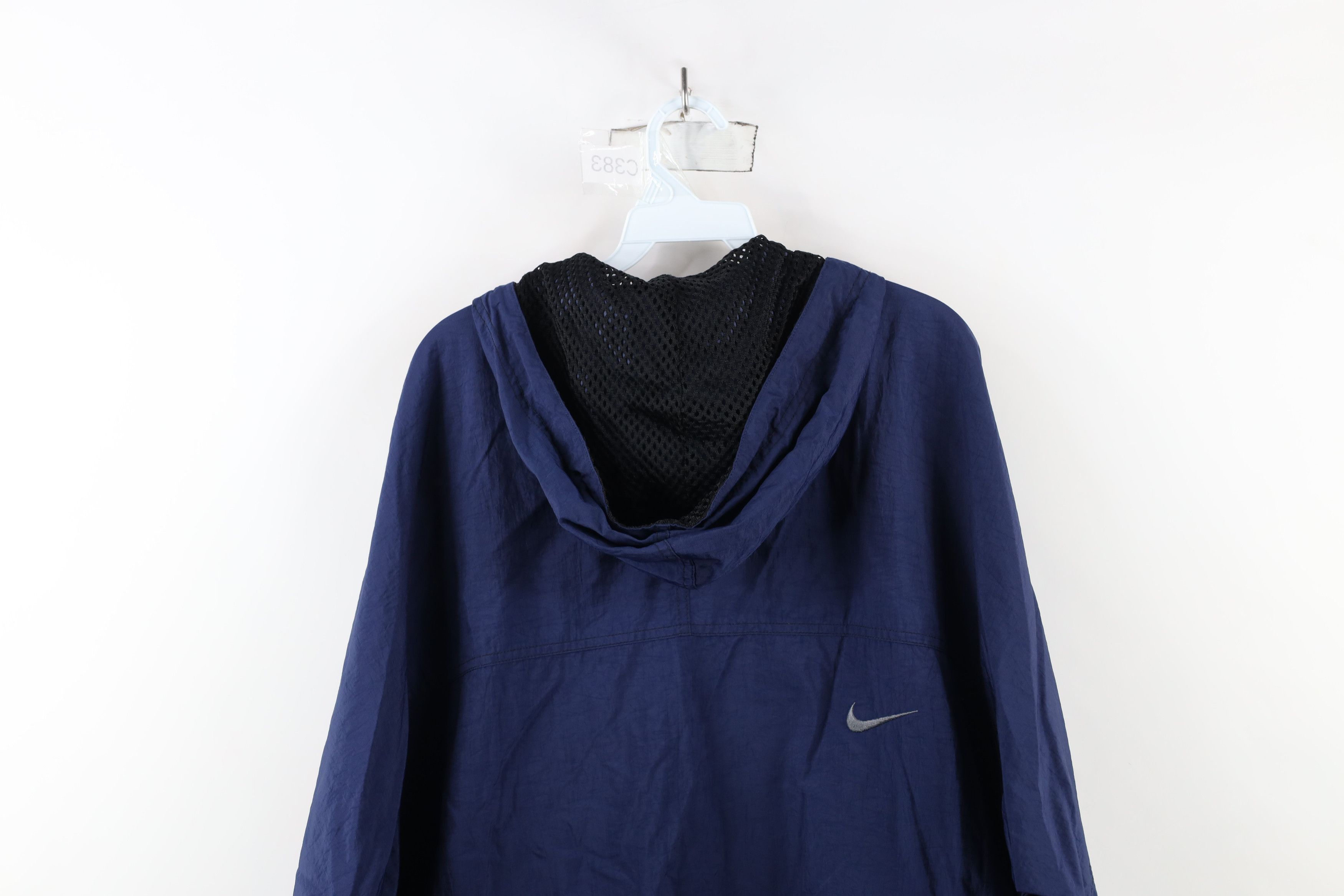 Nike × Vintage Vintage 90s Nike Scott Center Swoosh Hooded Anorak Jacket Size US M / EU 48-50 / 2 - 13 Thumbnail