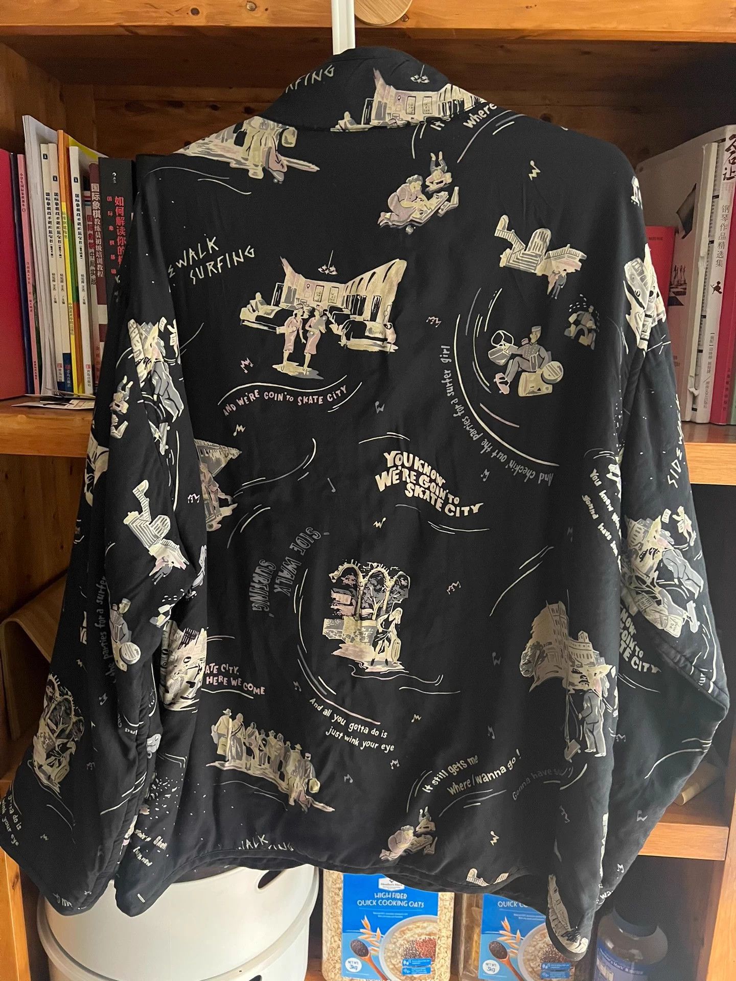 Porter Classic Porter Classic Black Hawaiian Shirt Thin Quilted Lining M Size US M / EU 48-50 / 2 - 7 Thumbnail