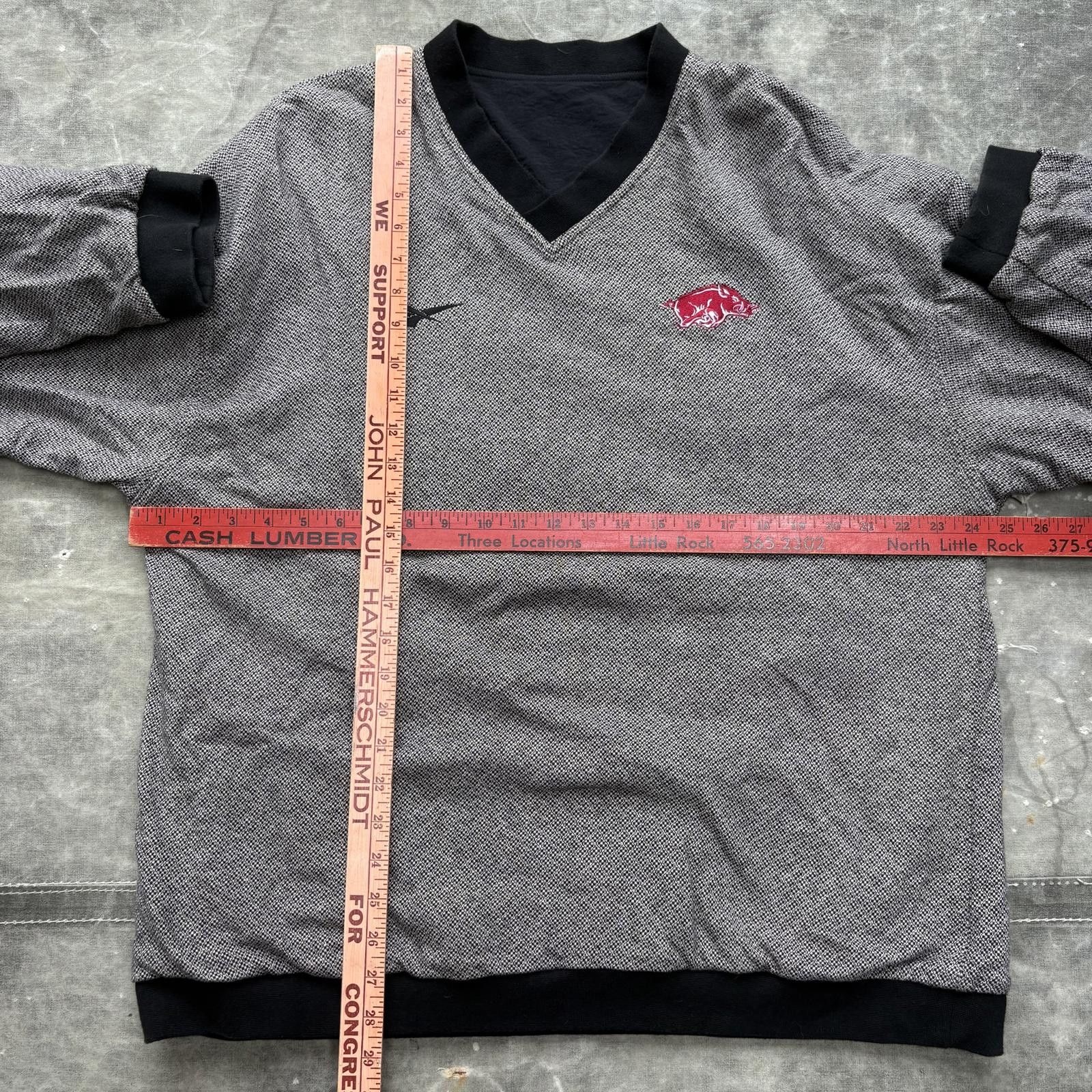 Reebok Vtg Arkansas Razorbacks Reversible Sweatshirt Windbreaker Size US L / EU 52-54 / 3 - 3 Thumbnail