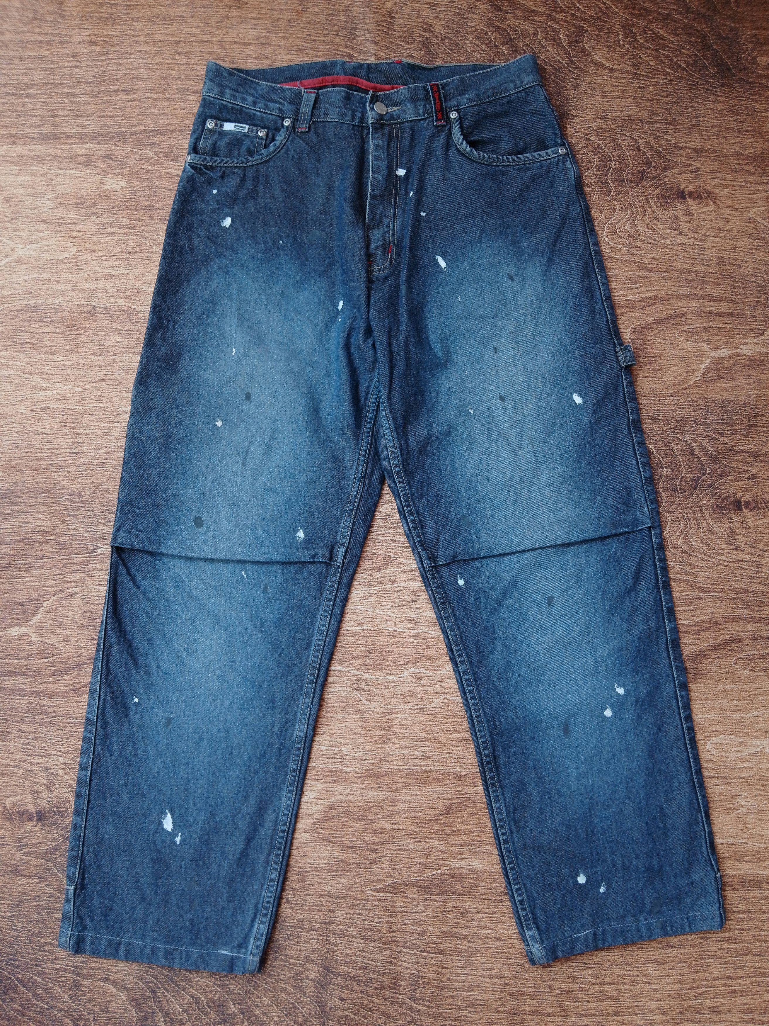 Japanese Brand × Vans 90's Vans 66 Skate Root Carpenter Denim Baggy Jeans Size US 32 / EU 48 - 1 Thumbnail