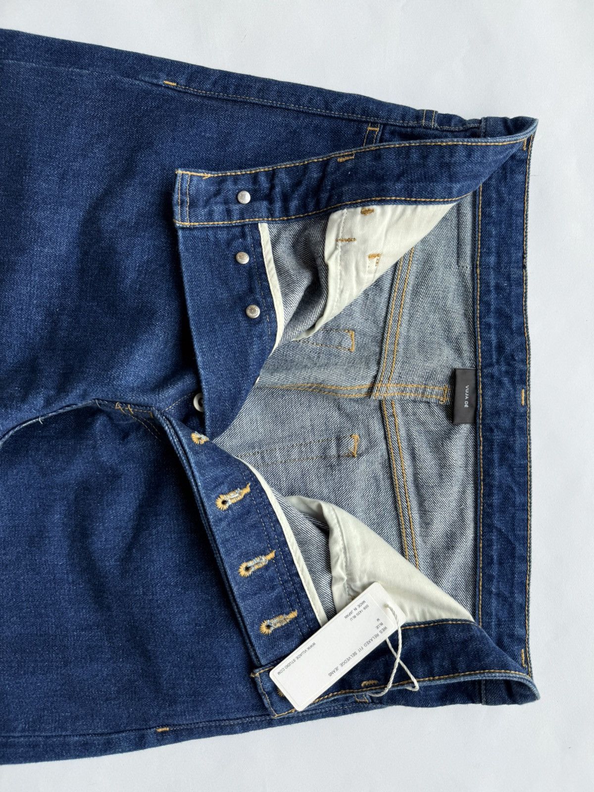 Vuja De VUJADE WES RELAXED FIT SELVEDGE JEANS Size US 33 - 5 Thumbnail