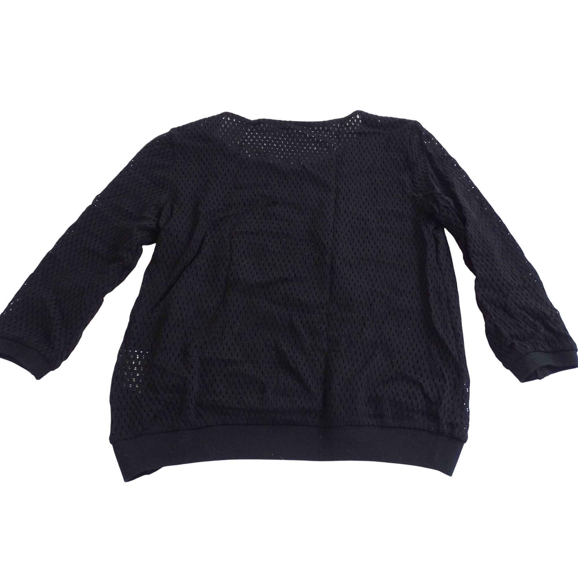 Other France Mode Black Mesh Studded Star Graphic Top Women Size S Size S / US 4 / IT 40 - 3 Thumbnail