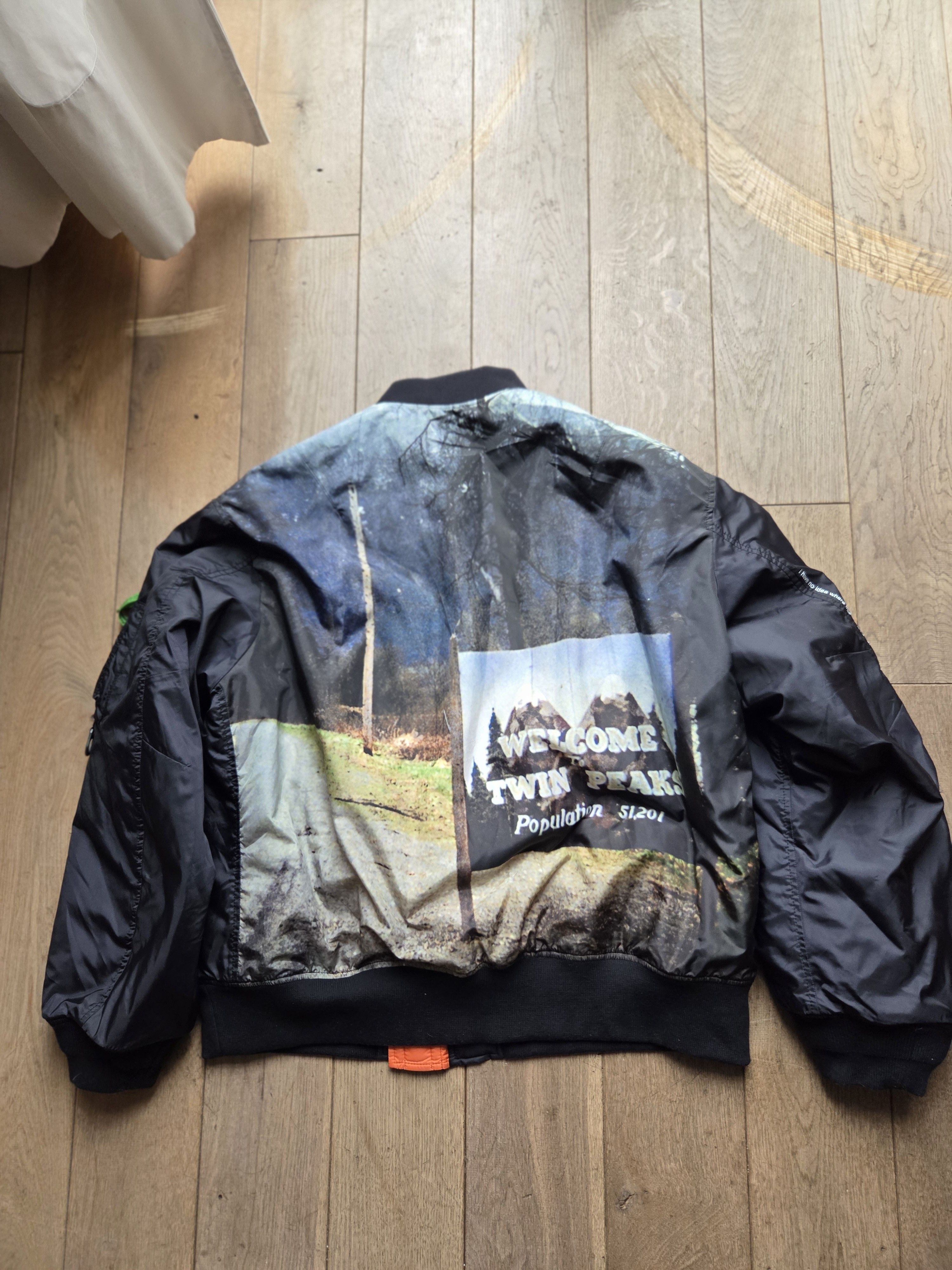 Undercover Twin Peaks Bomber Jacket Size US XXL / EU 58 / 5 - 2 Thumbnail