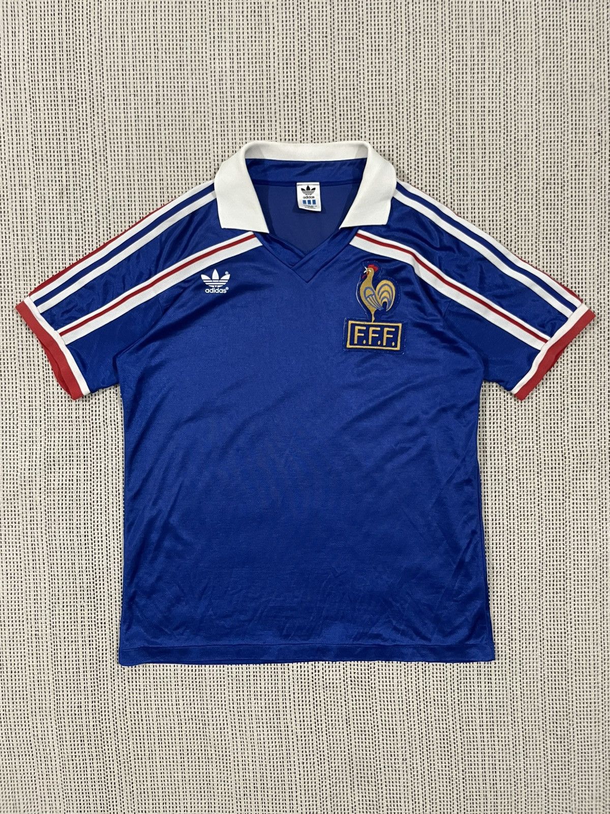 Adidas × Vintage France 1986 Home Kit Numberset 14 Size US M / EU 48-50 / 2 - 2 Thumbnail