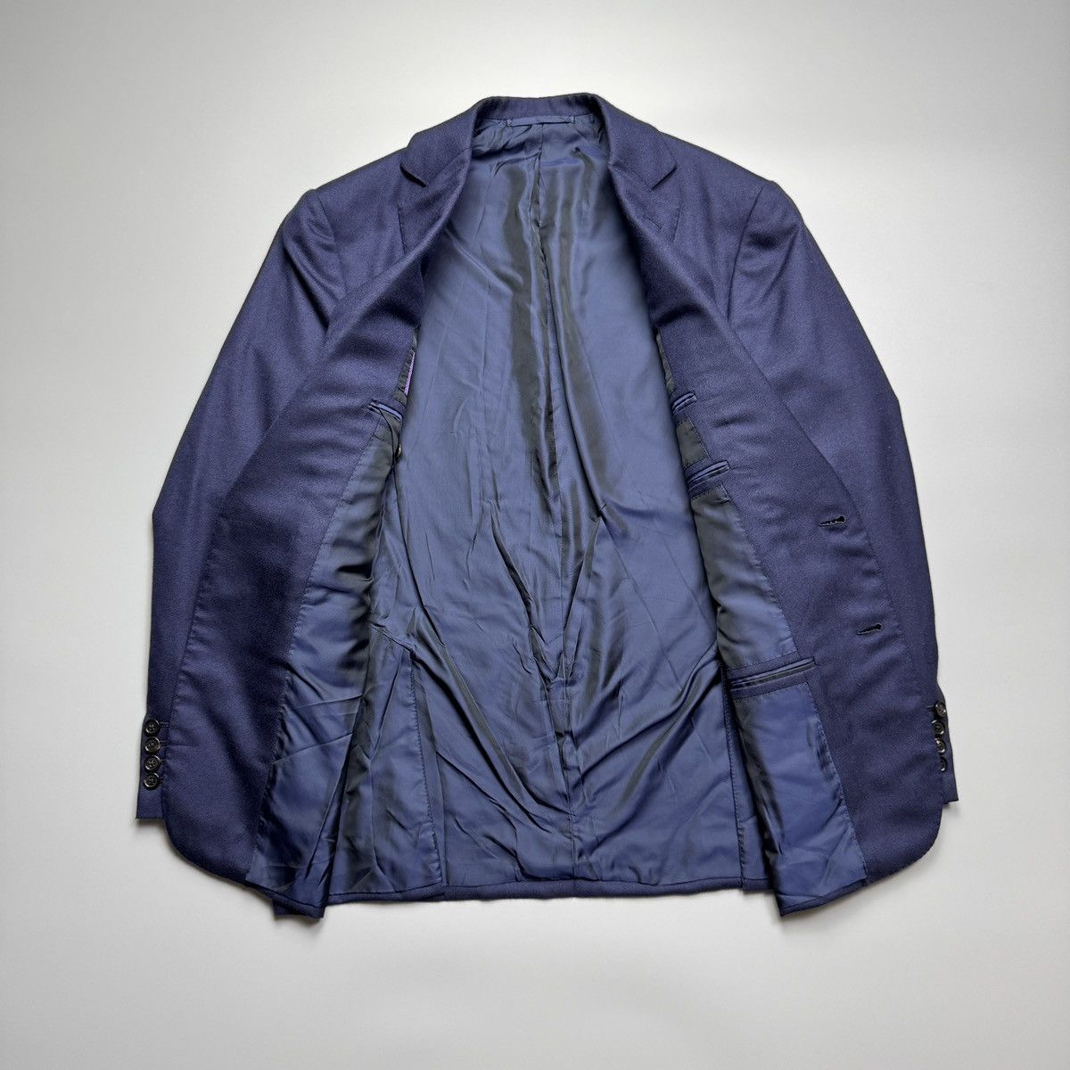 Ralph Lauren Purple Label Ralph Lauren - Purple Label Hand Tailored Cashmere Blazer Size 36R - 2 Thumbnail