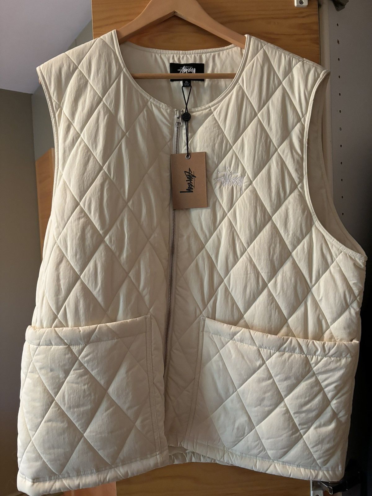 Stussy Stussy Diamond Quilted Vest | Grailed