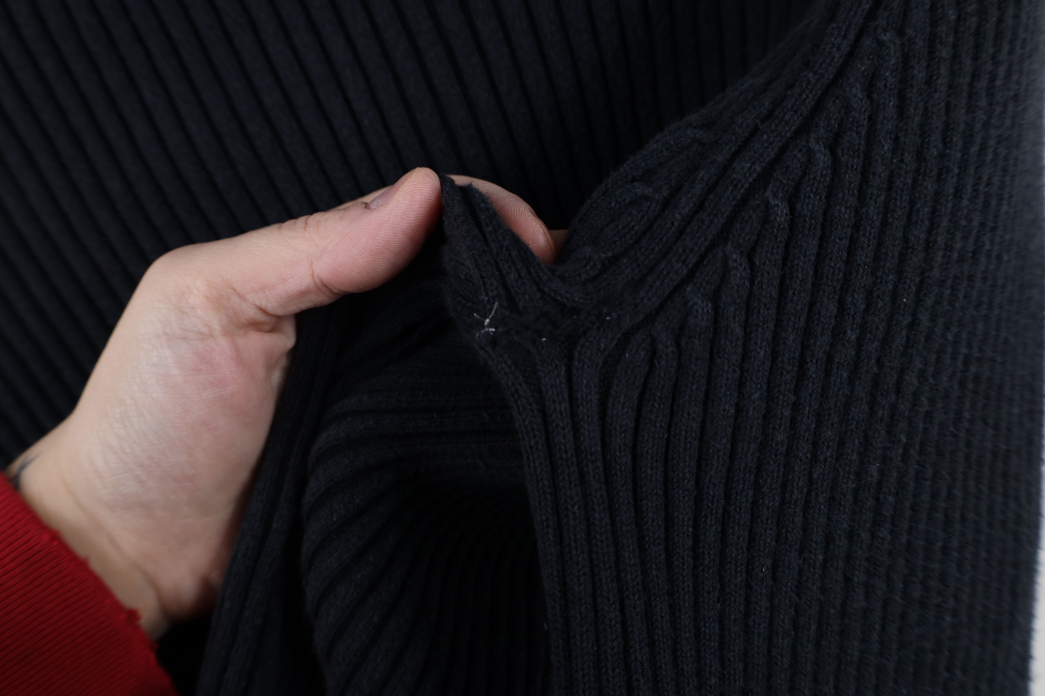 Gap × Vintage Vintage 90s Y2K Gap Babydoll Ribbed Knit Turtleneck Sweater Size L / US 10 / IT 46 - 5 Thumbnail