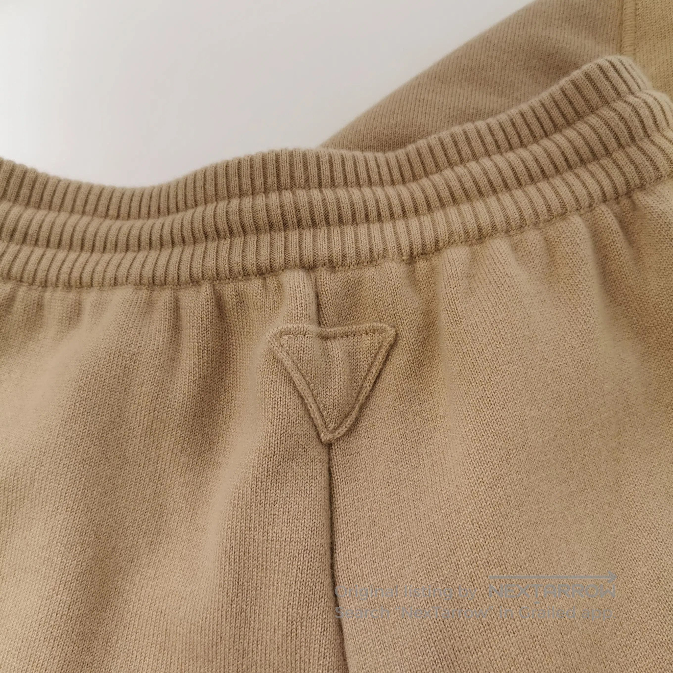 Prada Prada Cashmere Wool Blend Long Pants in Beige . Size 23" - 3 Thumbnail