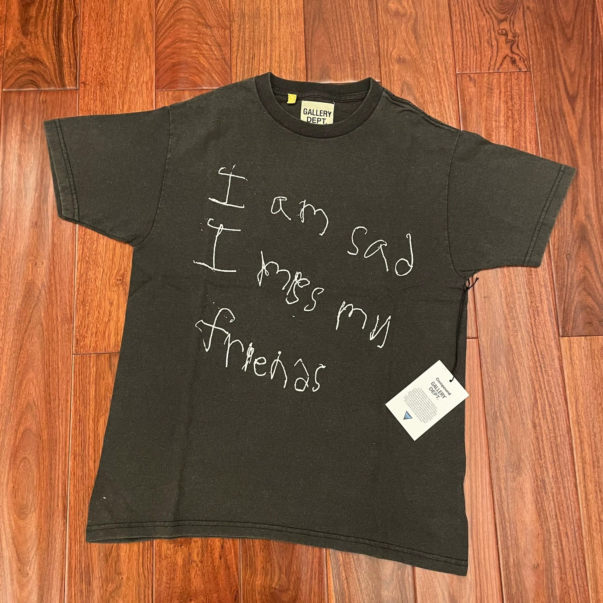 Gallery Dept. Gallery Dept I Am Sad Short Sleeve Tee Size US S / EU 44-46 / 1 - 1 Thumbnail