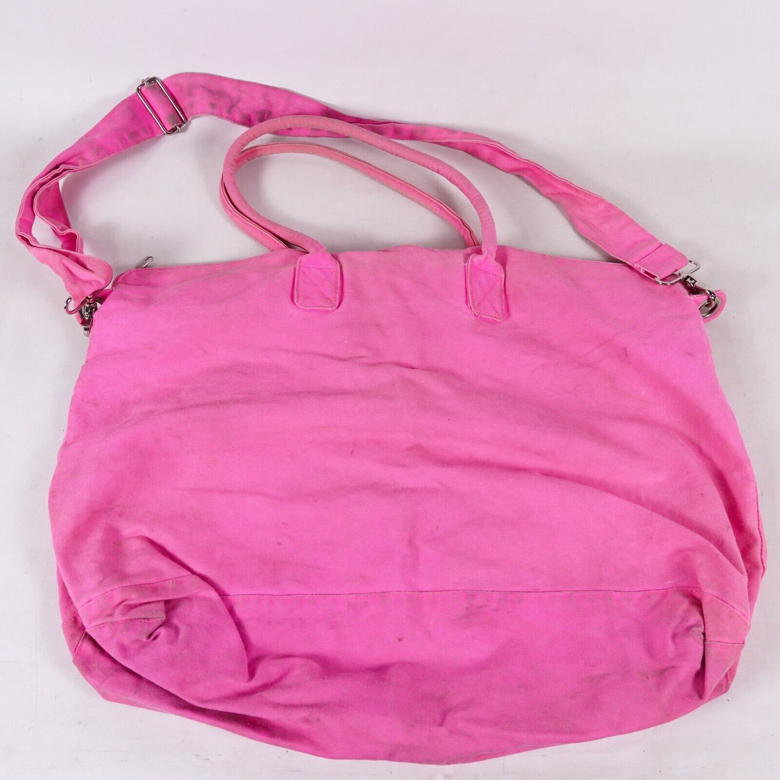 Victoria's Secret Victoria's Secret Pink Canvas Hand Bag Satchel Beach Tote Size ONE SIZE - 2 Thumbnail