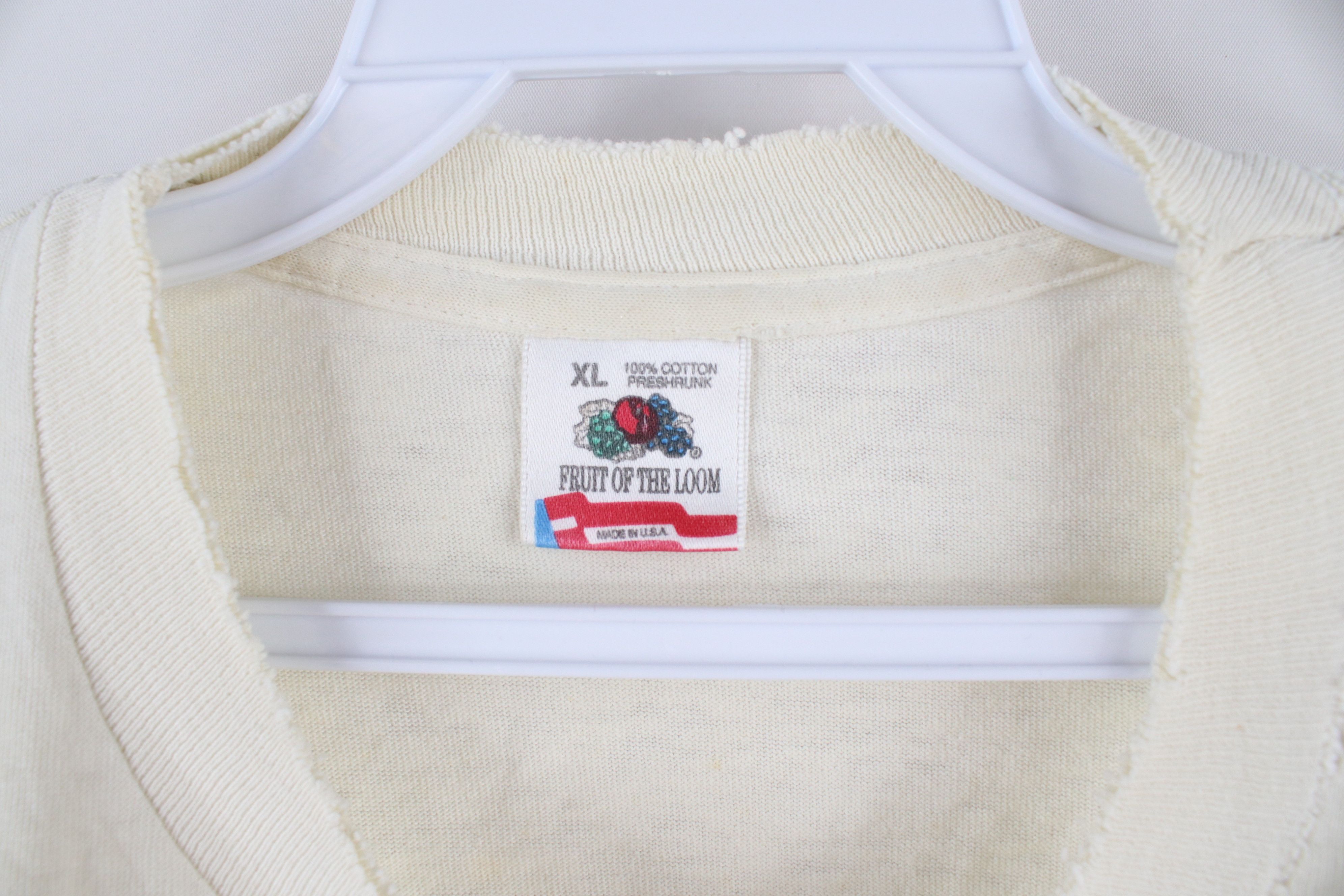 Vintage Vintage 90s Cat In the Hat Grateful Dead Band T-Shirt USA Size US XL / EU 56 / 4 - 5 Thumbnail