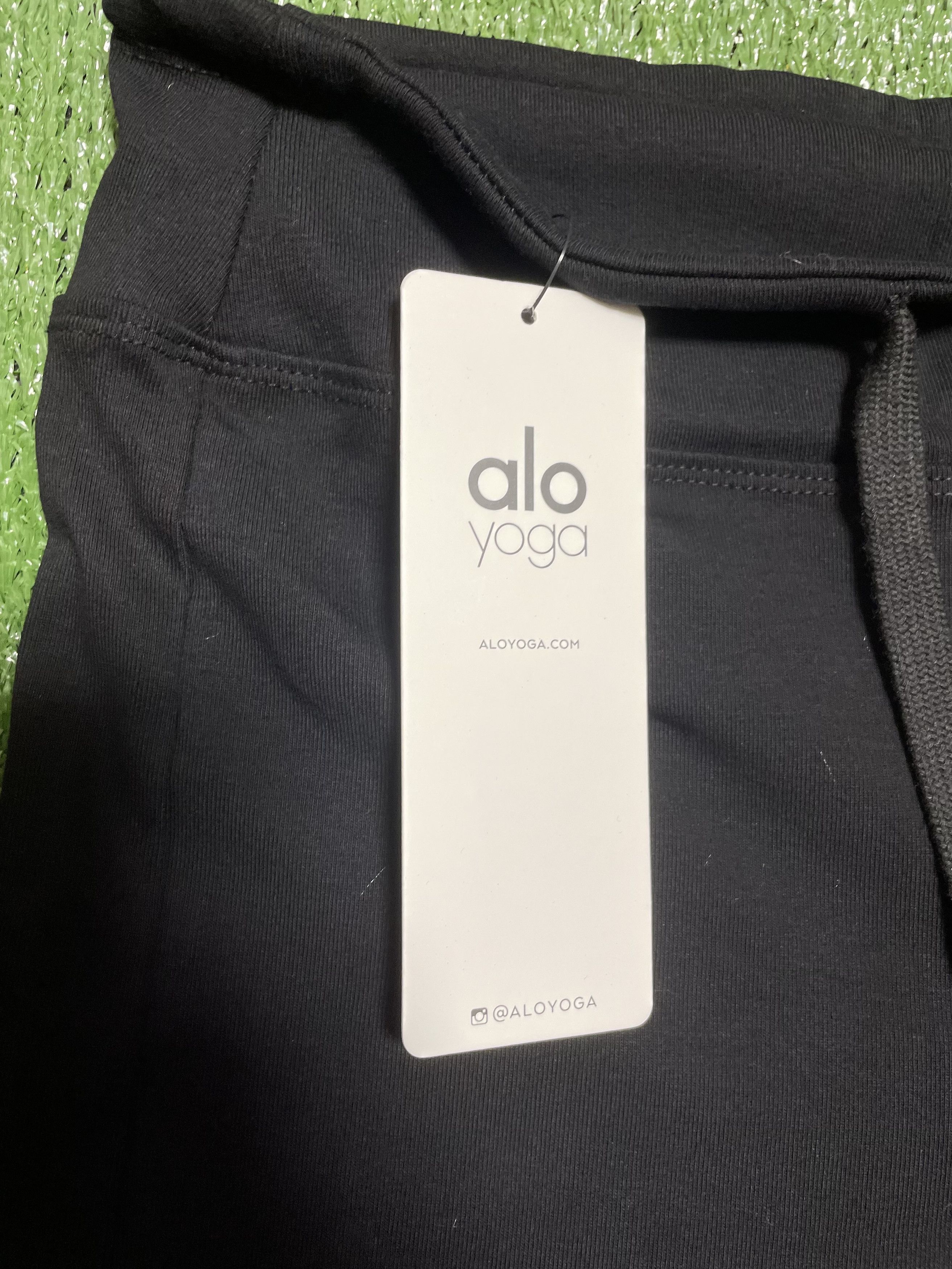 Alo Yoga NWT Alo Yoga Women's Medium Black Baggy Sweatpants Lounge Size 30" / US 8 / IT 44 - 5 Thumbnail