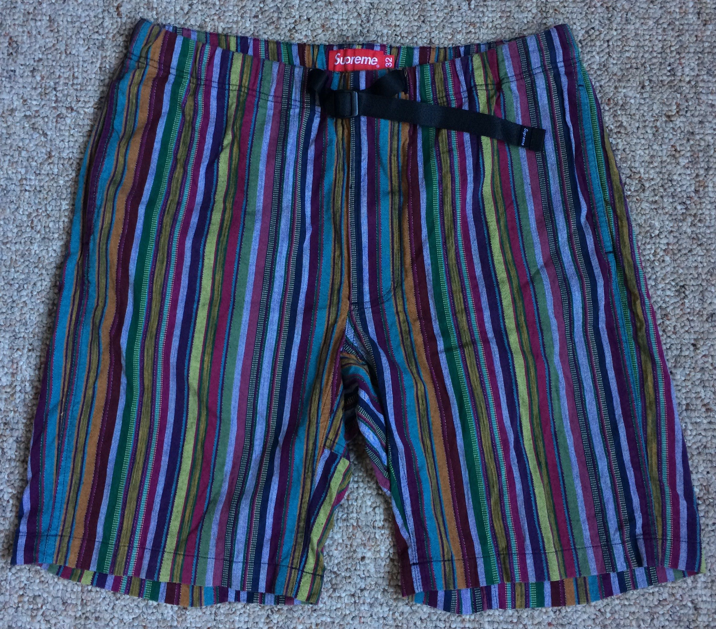 Supreme S/S 2014 Supreme Madras Belted Shorts Size US 30 / EU 46 - 1 Thumbnail