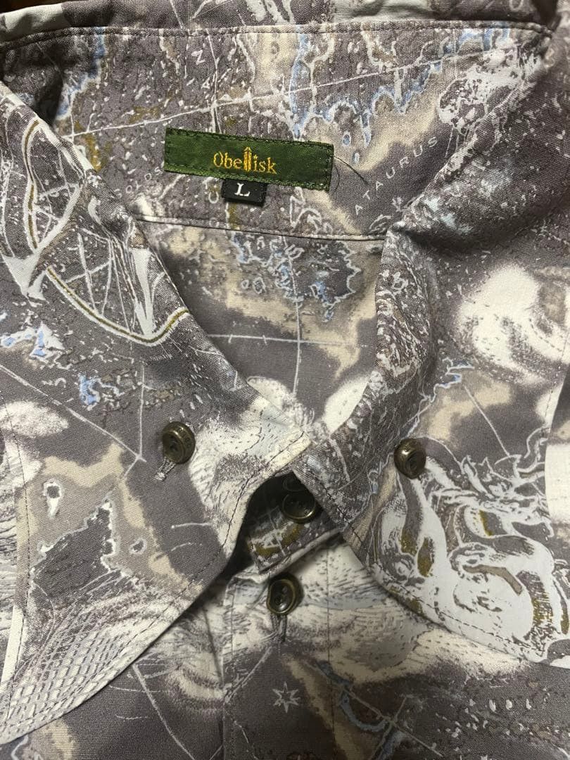 Obelisk Obelisk button-down shirt custom buttons L size Size US L / EU 52-54 / 3 - 6 Thumbnail