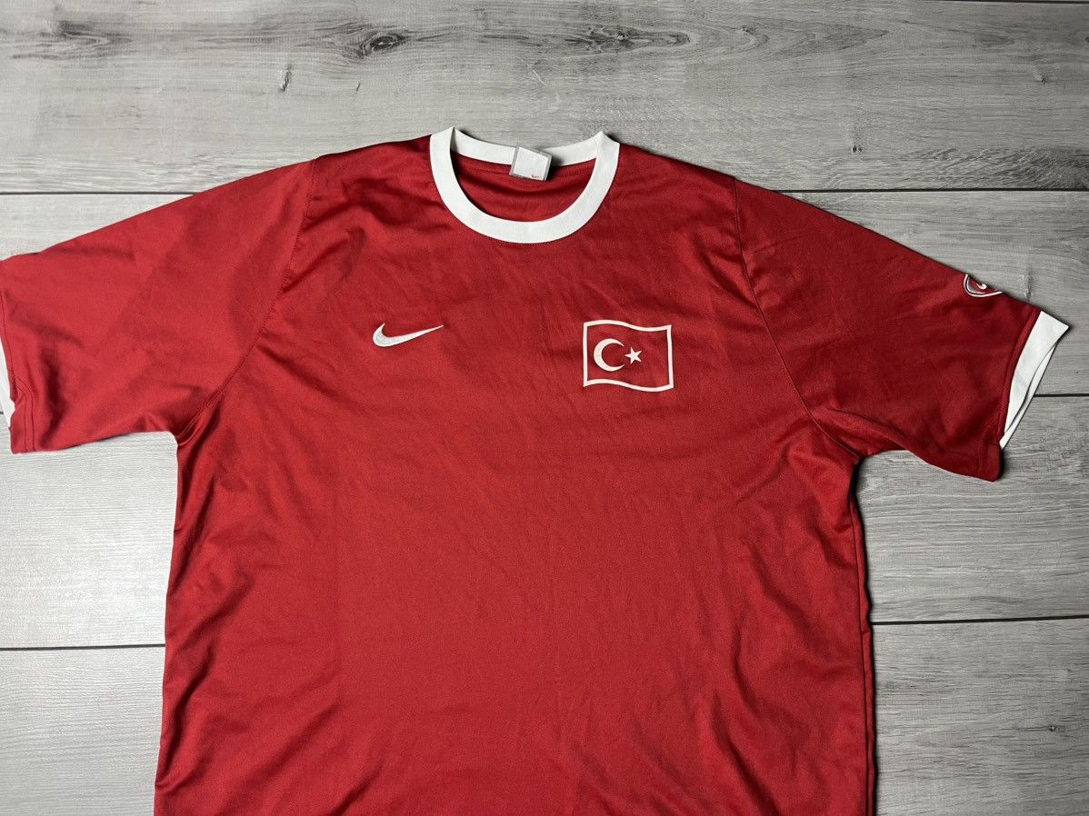 Nike Vintage Nike Turkey Team Jersey Size Large Size US L / EU 52-54 / 3 - 3 Thumbnail