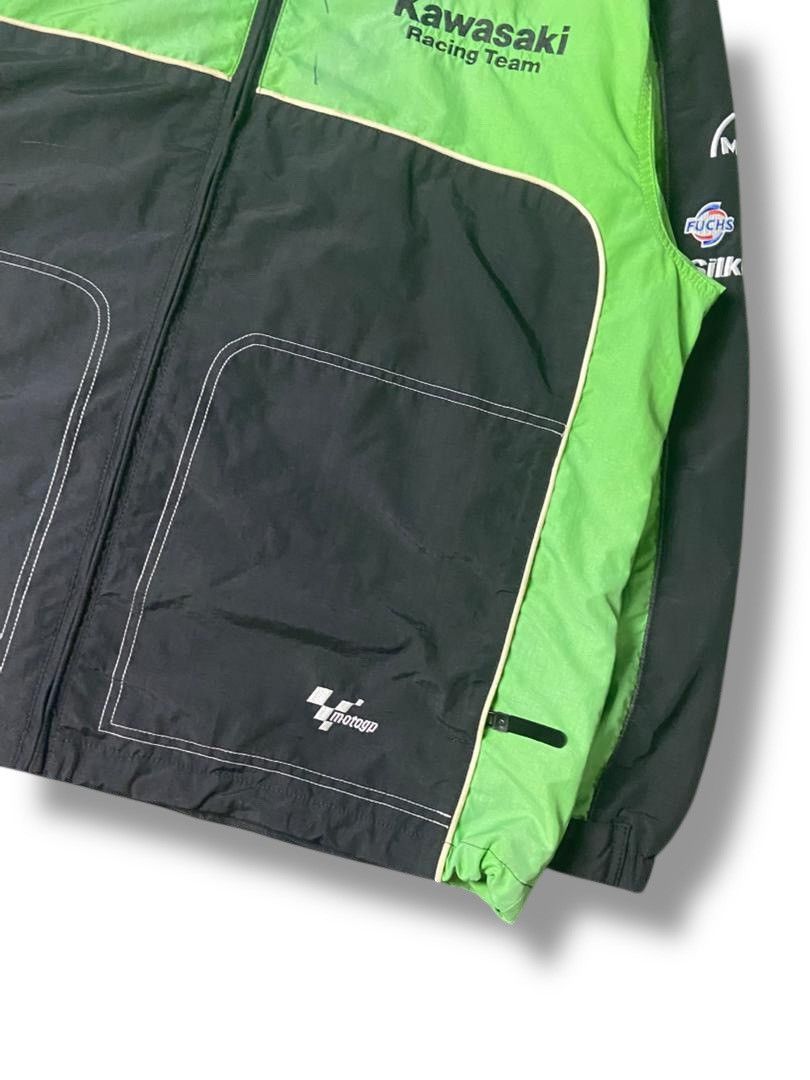 Japanese Brand Vintage MOTOGP x KAWASAKI Racing Jacket (135) Size US L / EU 52-54 / 3 - 9 Thumbnail